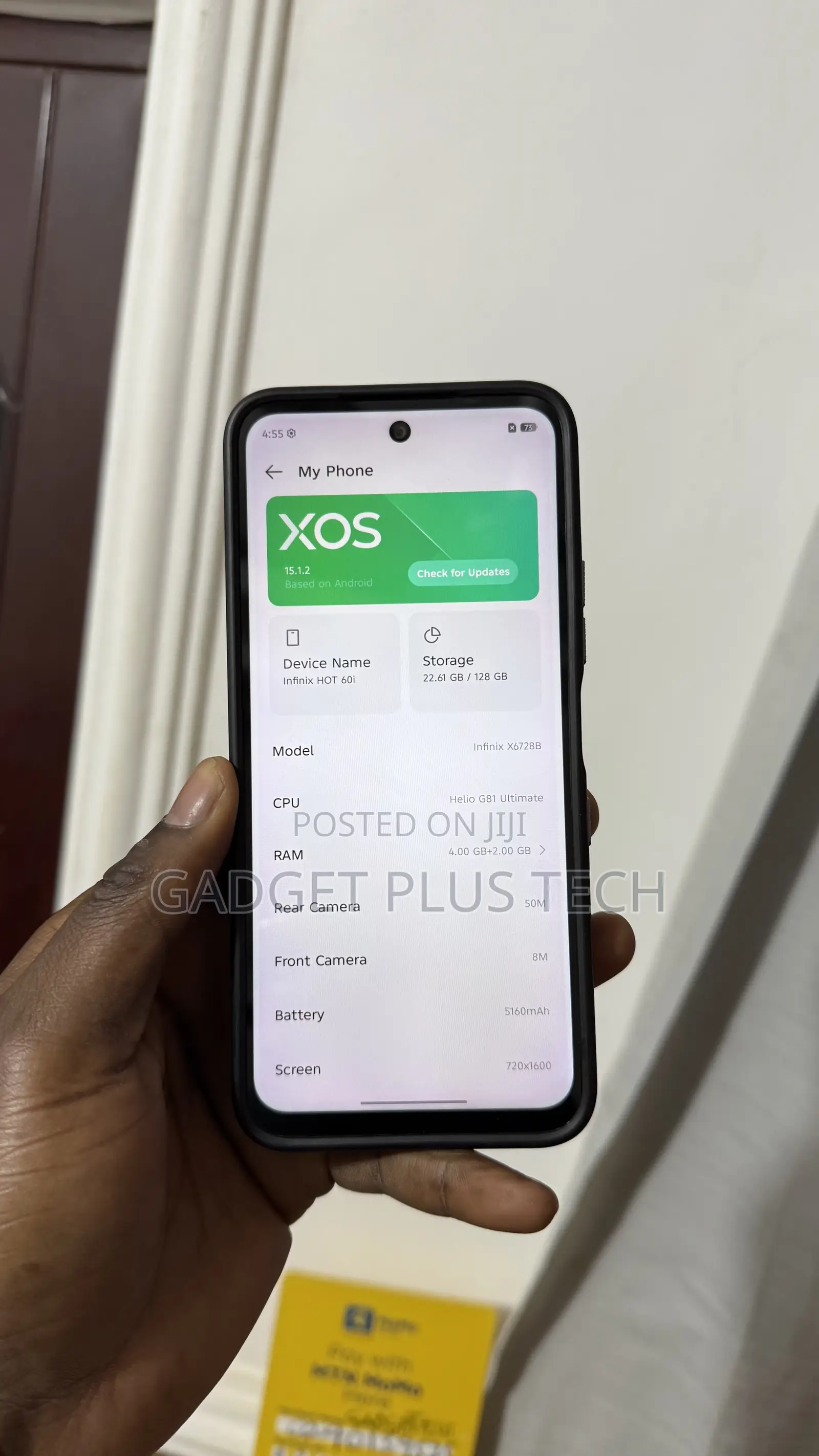 Infinix Hot 60i 128 GB Black