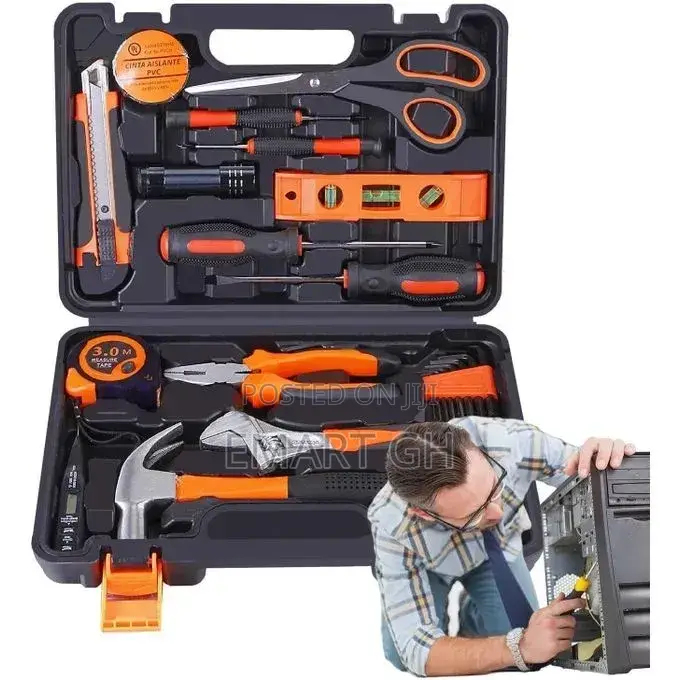 15 in 1 Hardware Tools Set - Complete Basic Repair Tool Kit