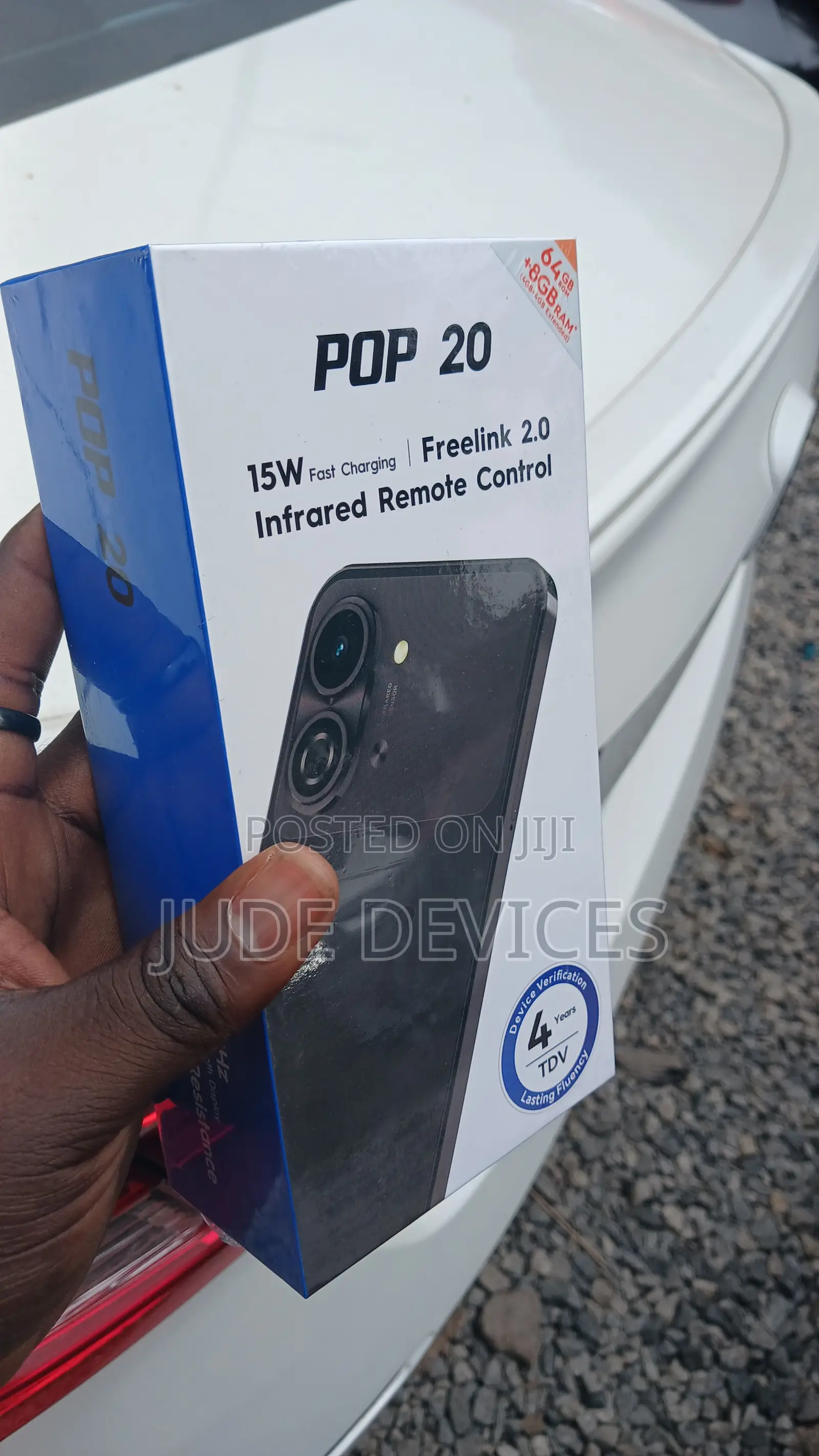 New Tecno Pop 20 128 GB Black