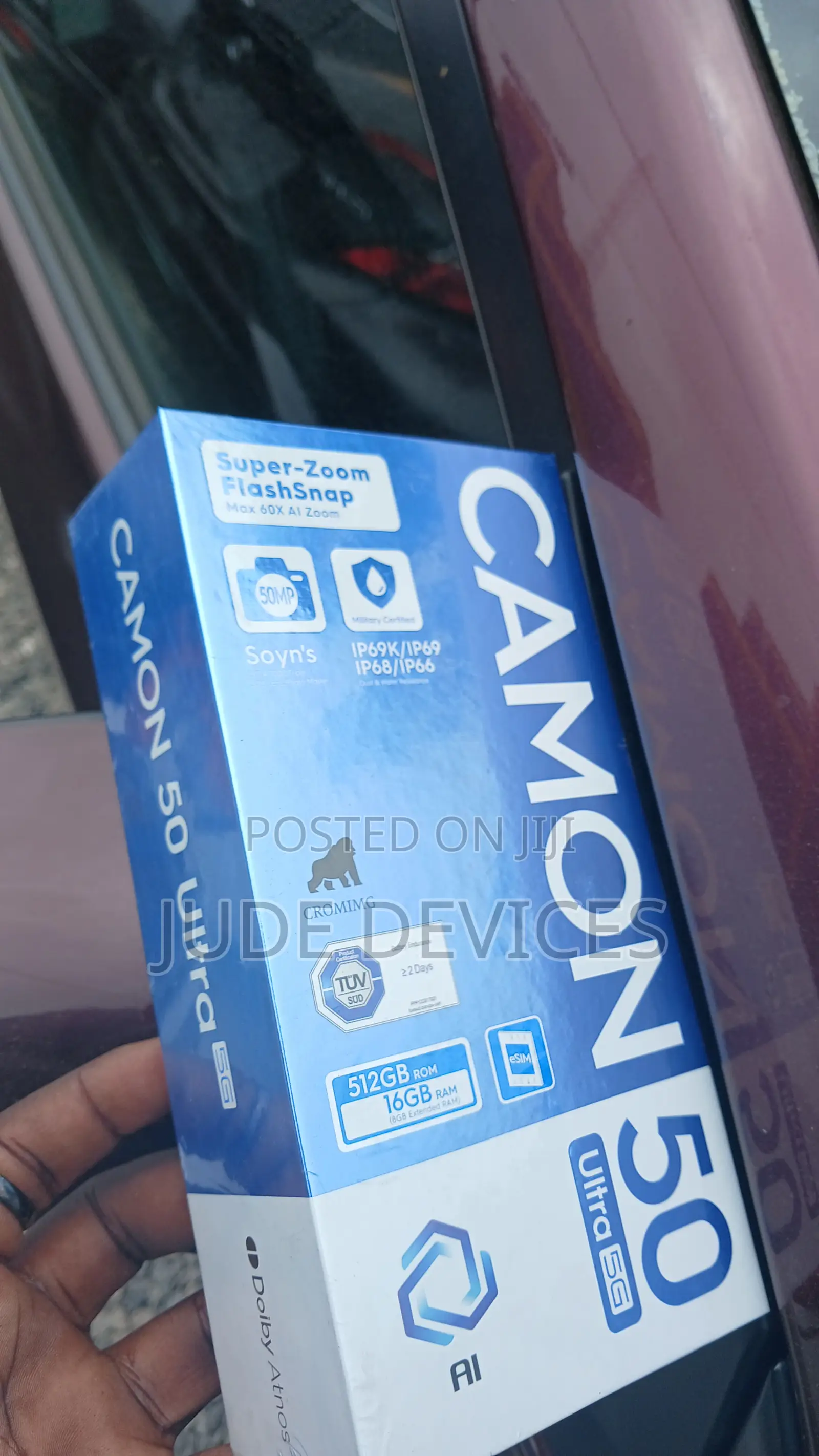 New Tecno Camon 50 Ultra 512 GB Black