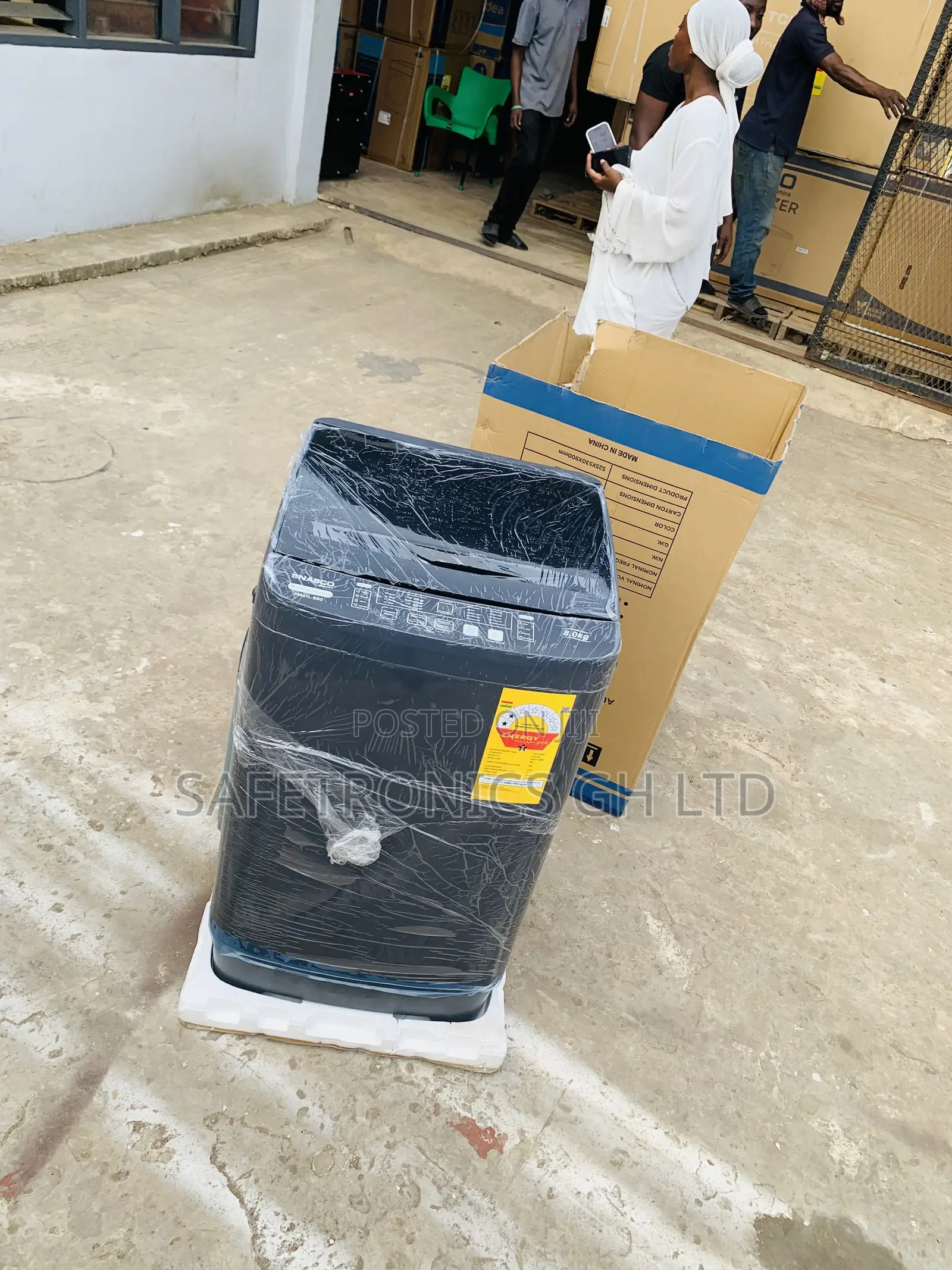 Quality Nasco 8KG Top Load Fully Automatic Washing Machine (NASTL-B80)