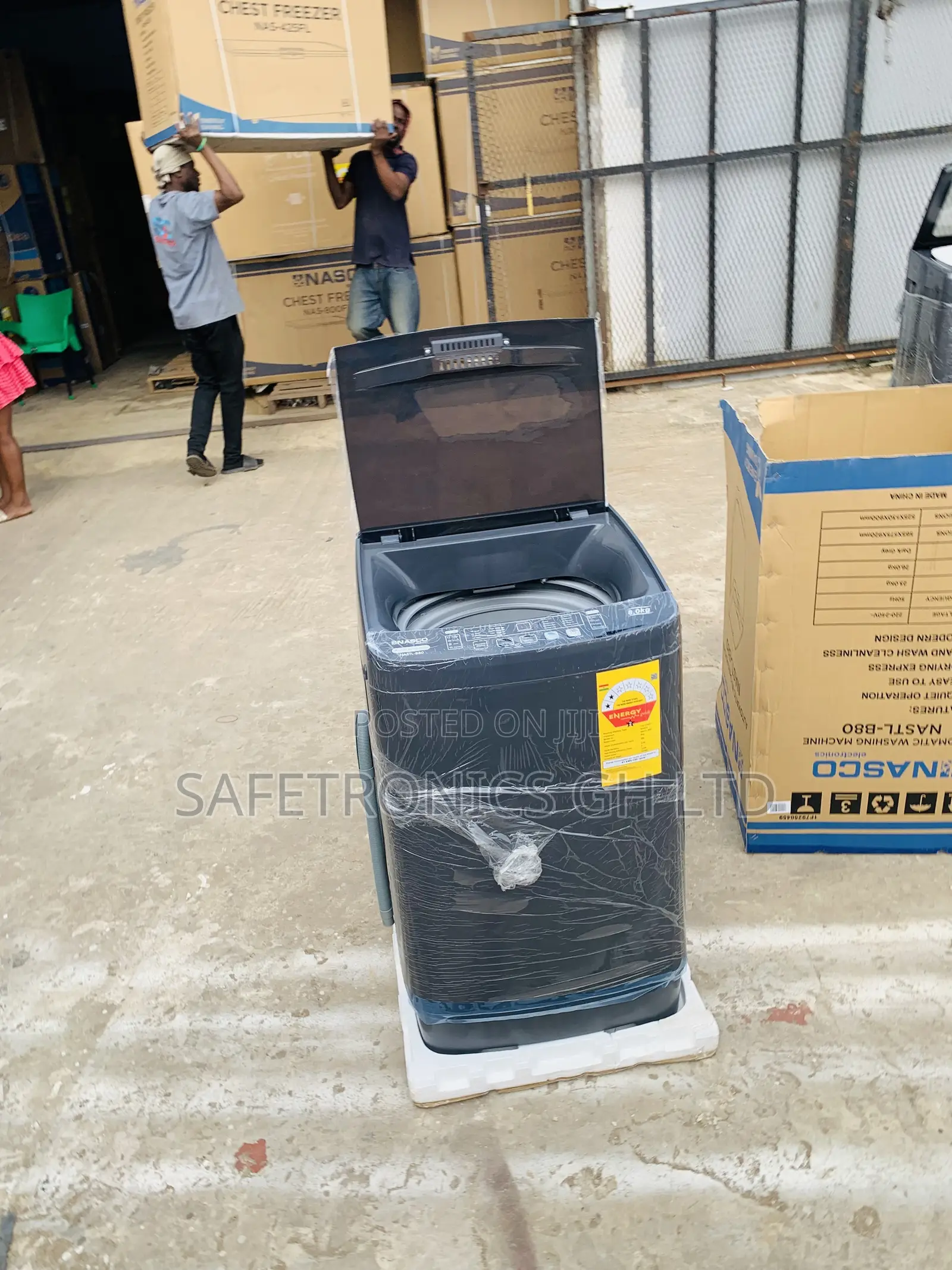 Quality Nasco 8KG Top Load Fully Automatic Washing Machine (NASTL-B80)
