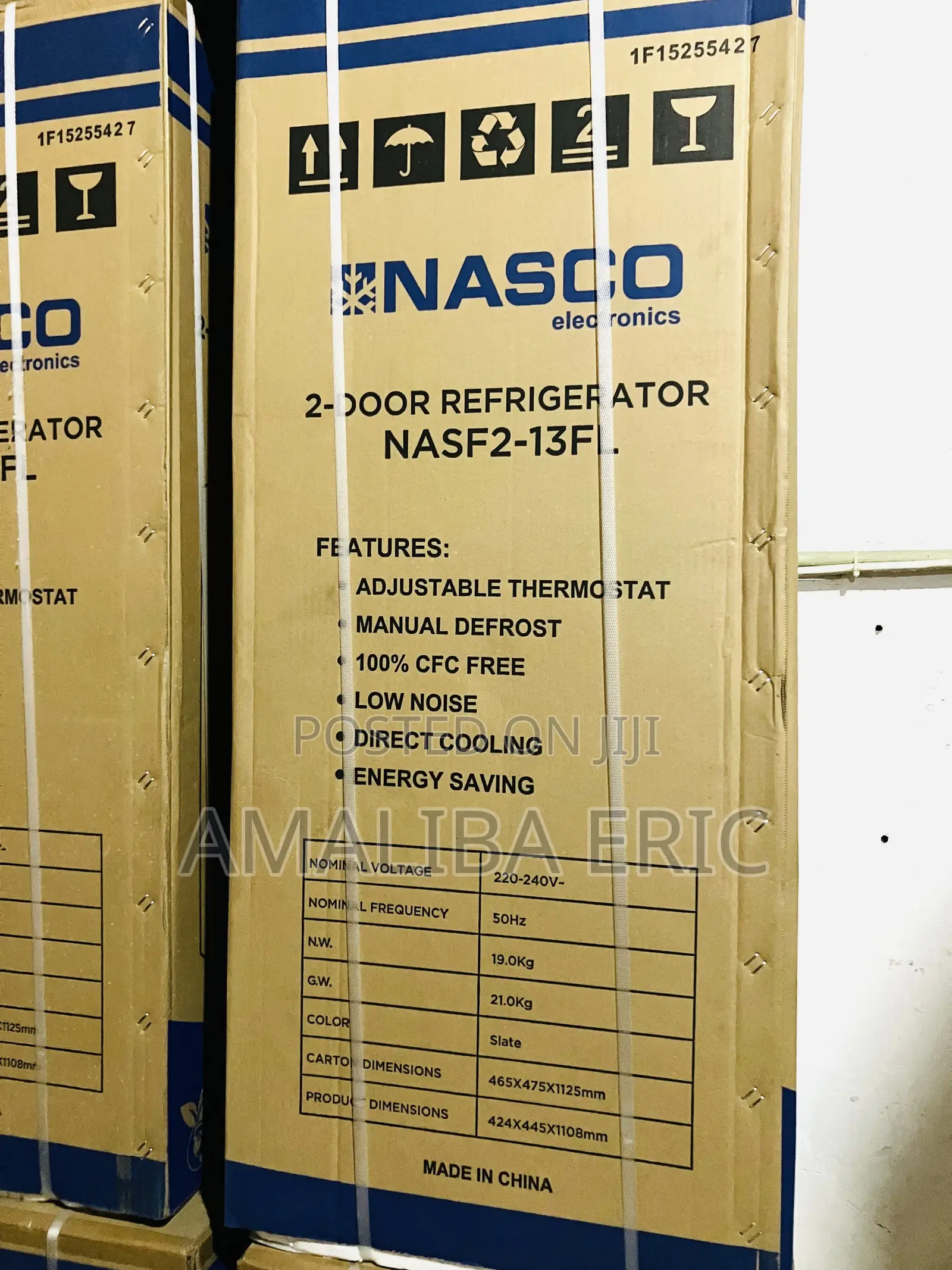 Highly Recommended Nasco Double-Door Fridge (Nasf2-13fl)