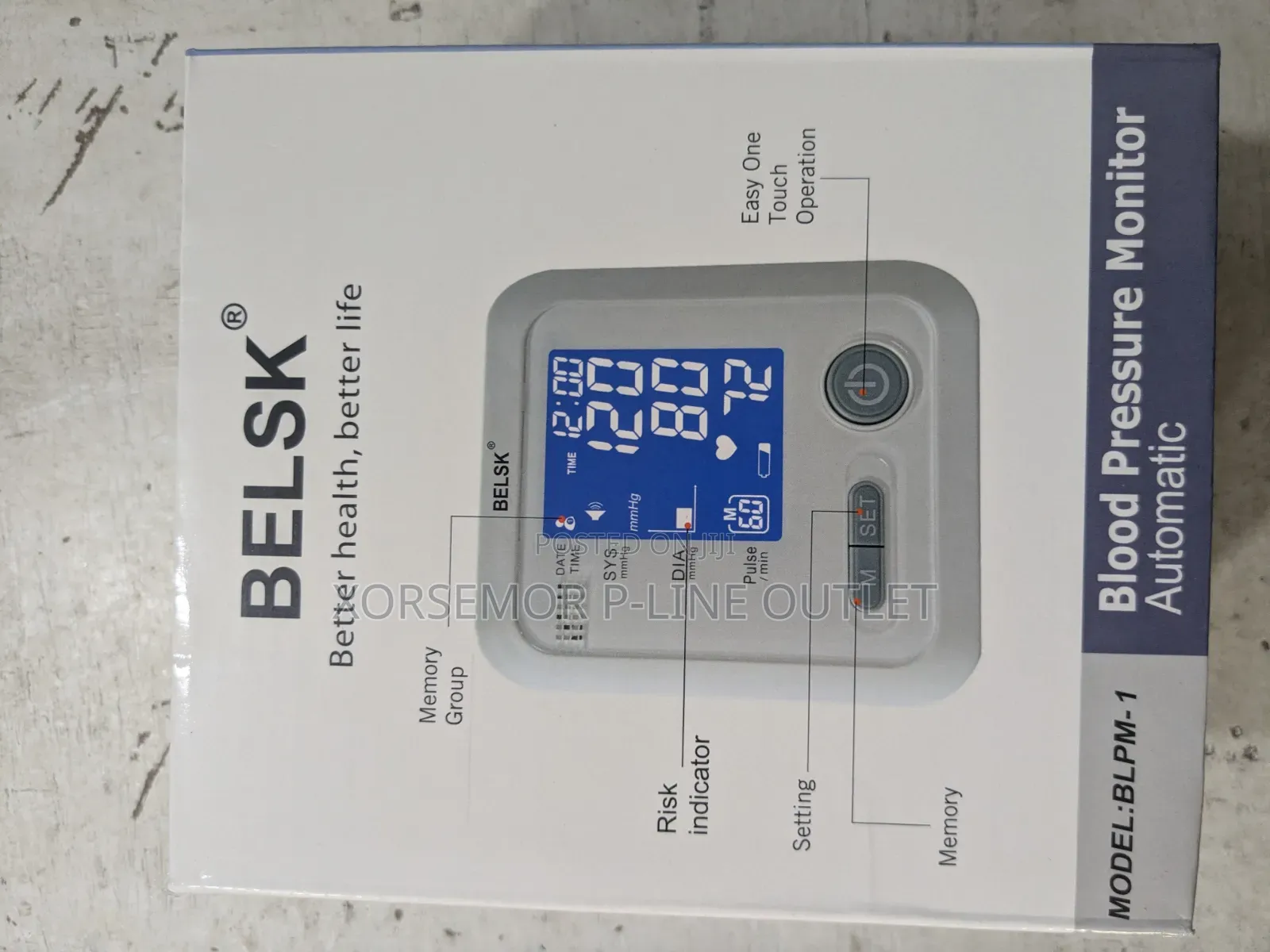 Blood Pressure Monitor Automatic, Better Health Happy Family