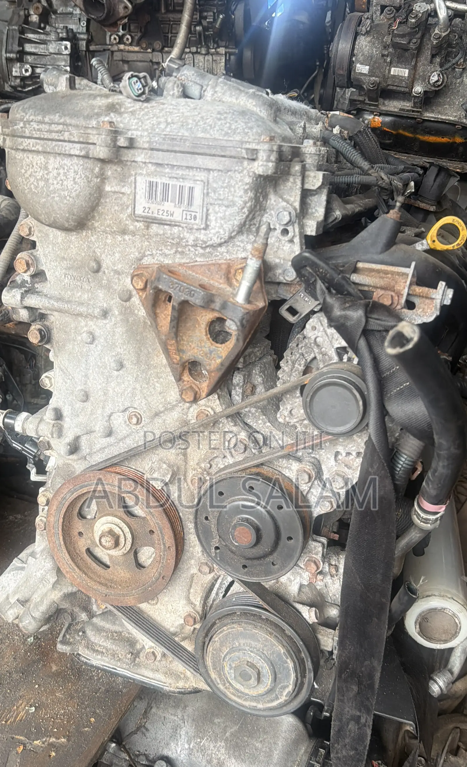 Toyota Corolla 09 Engine Complete