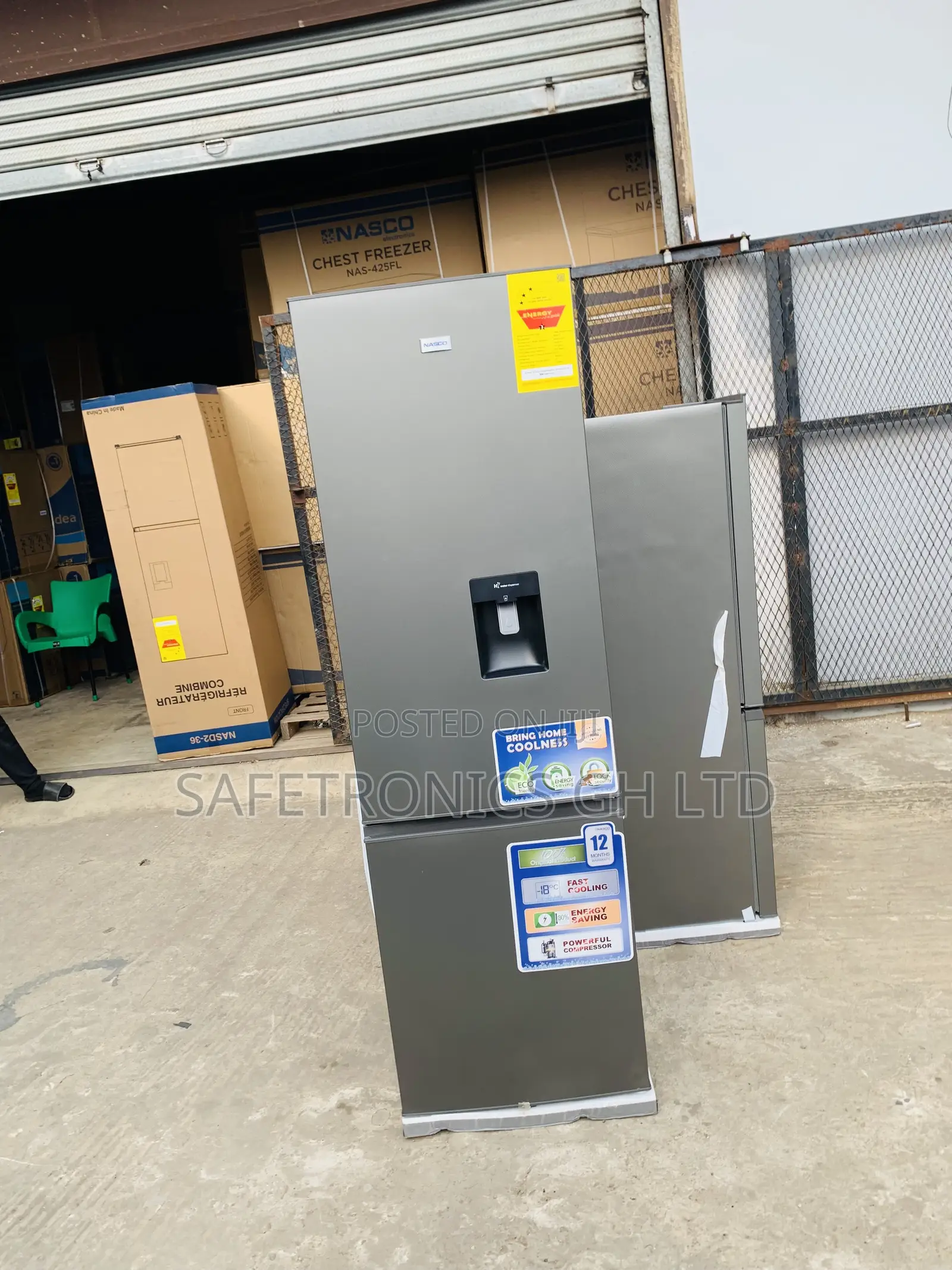 Ultra Modern NASCO 268LTR Bottom Freezer Fridge (NASD2-36) Dispenser