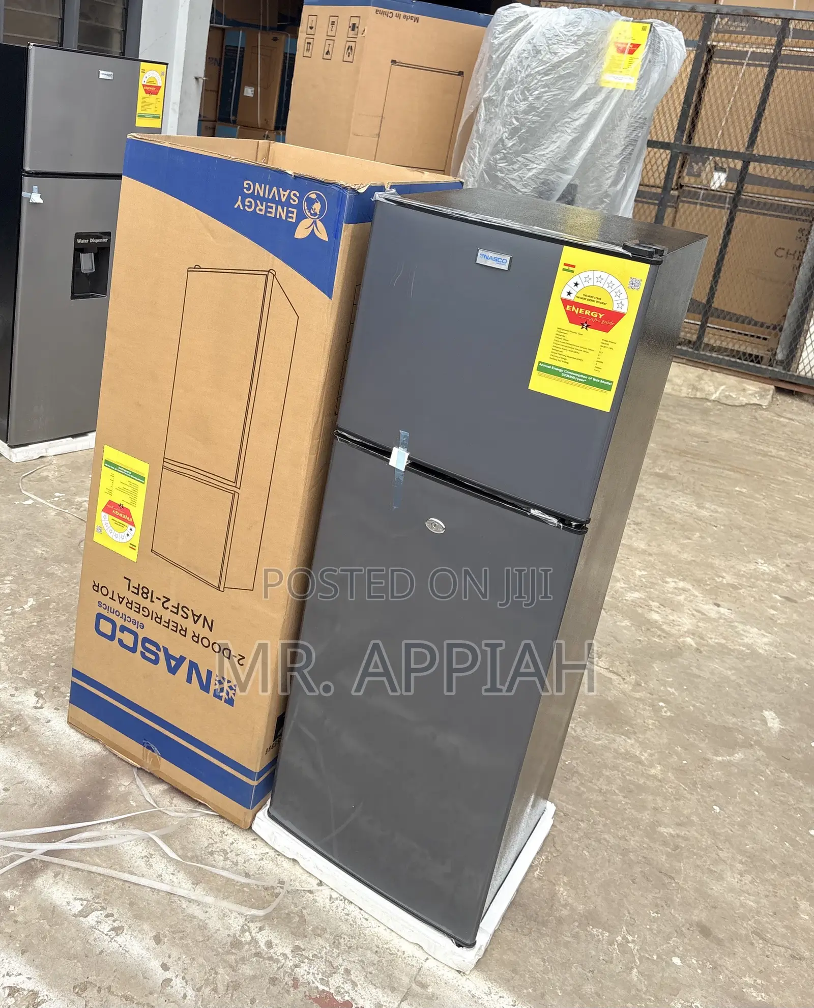 Super Classic Nasco Nasf2-18fl 158L Top Mount Freezer Fridge(Gray) 