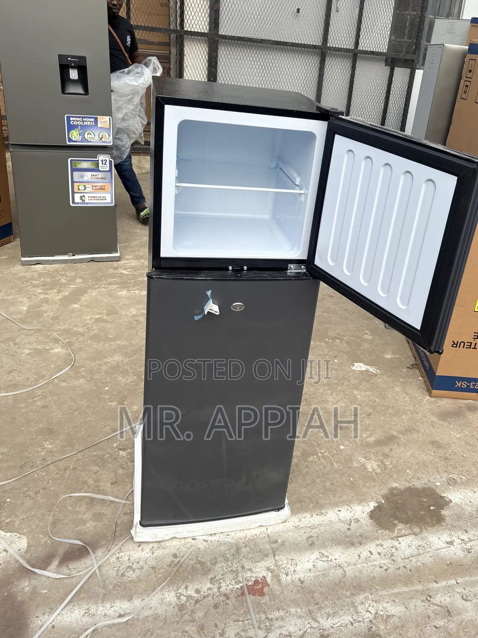 Classic Nasco Nasf2-18fl 158L Double Door Refrigerator(Gray).