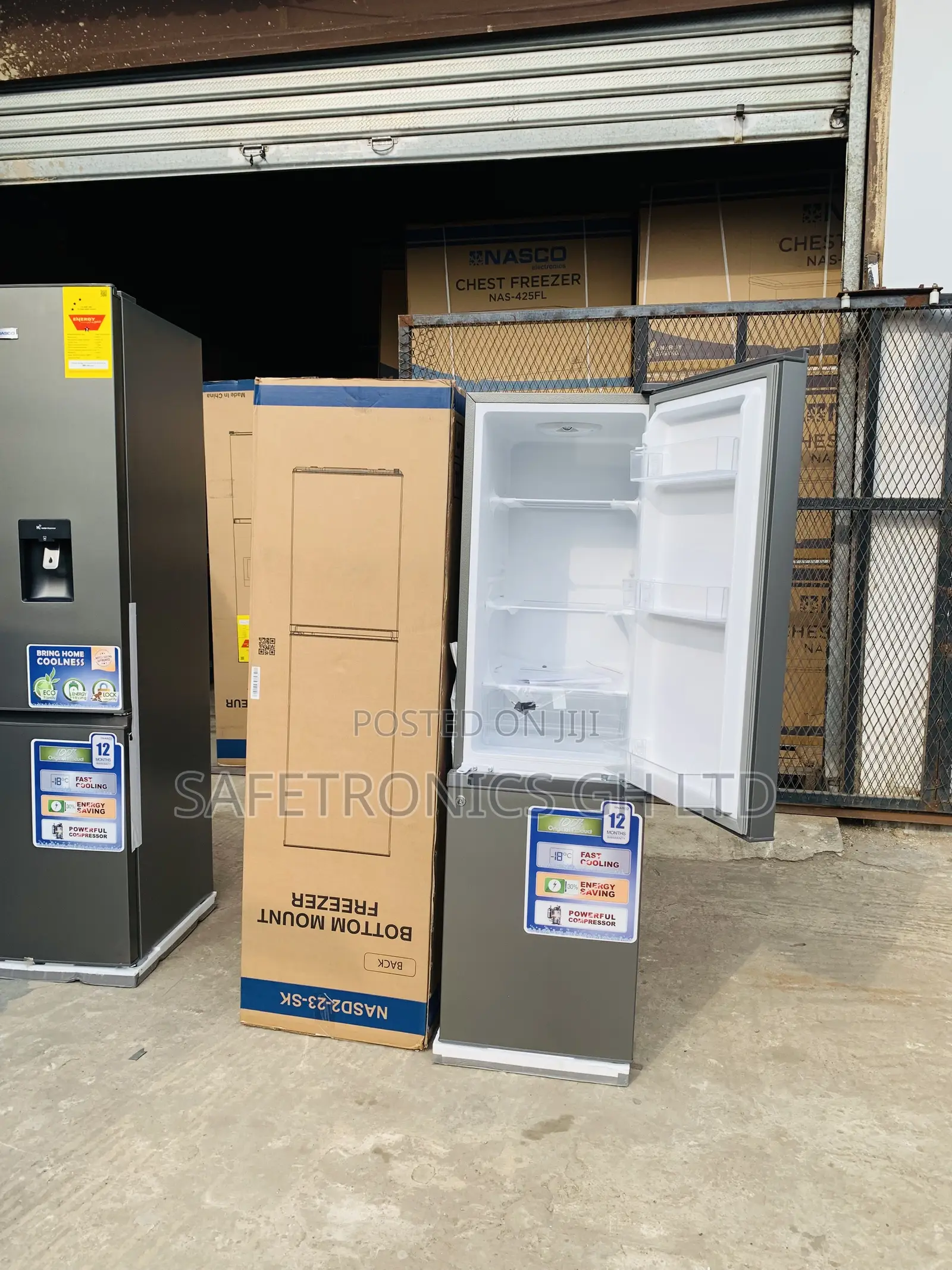 Lastest New Nasco NASD2-23-SK 170L Double Door Bottom Freezer