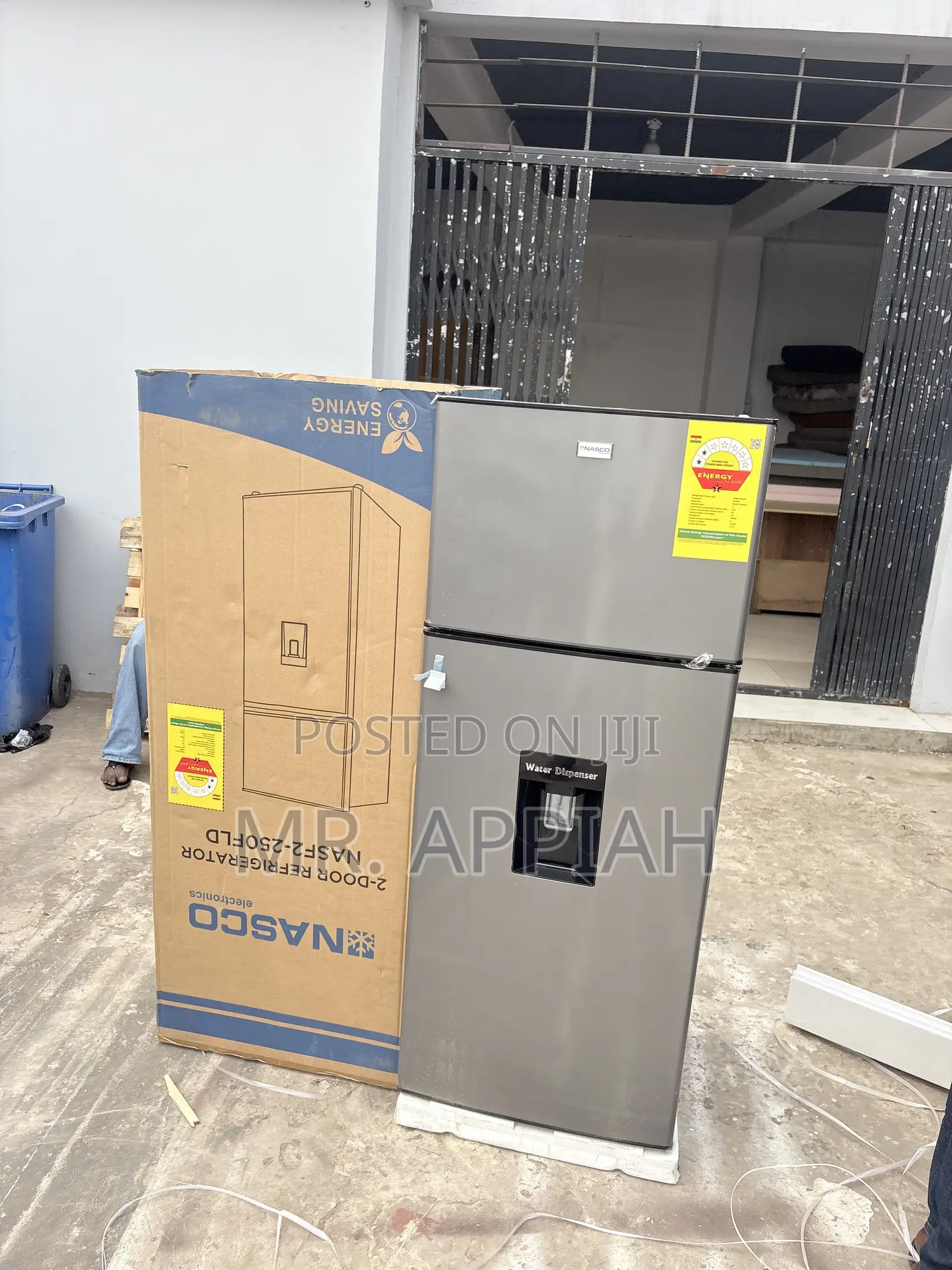 Quality Yet Affordable Nasco Nasf2-250fld 210L Double Door Fridge.