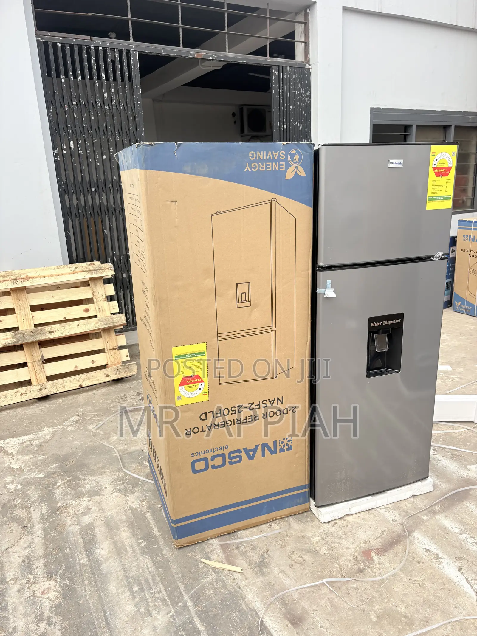 Quality Yet Affordable Nasco Nasf2-250fld 210L Double Door Fridge.