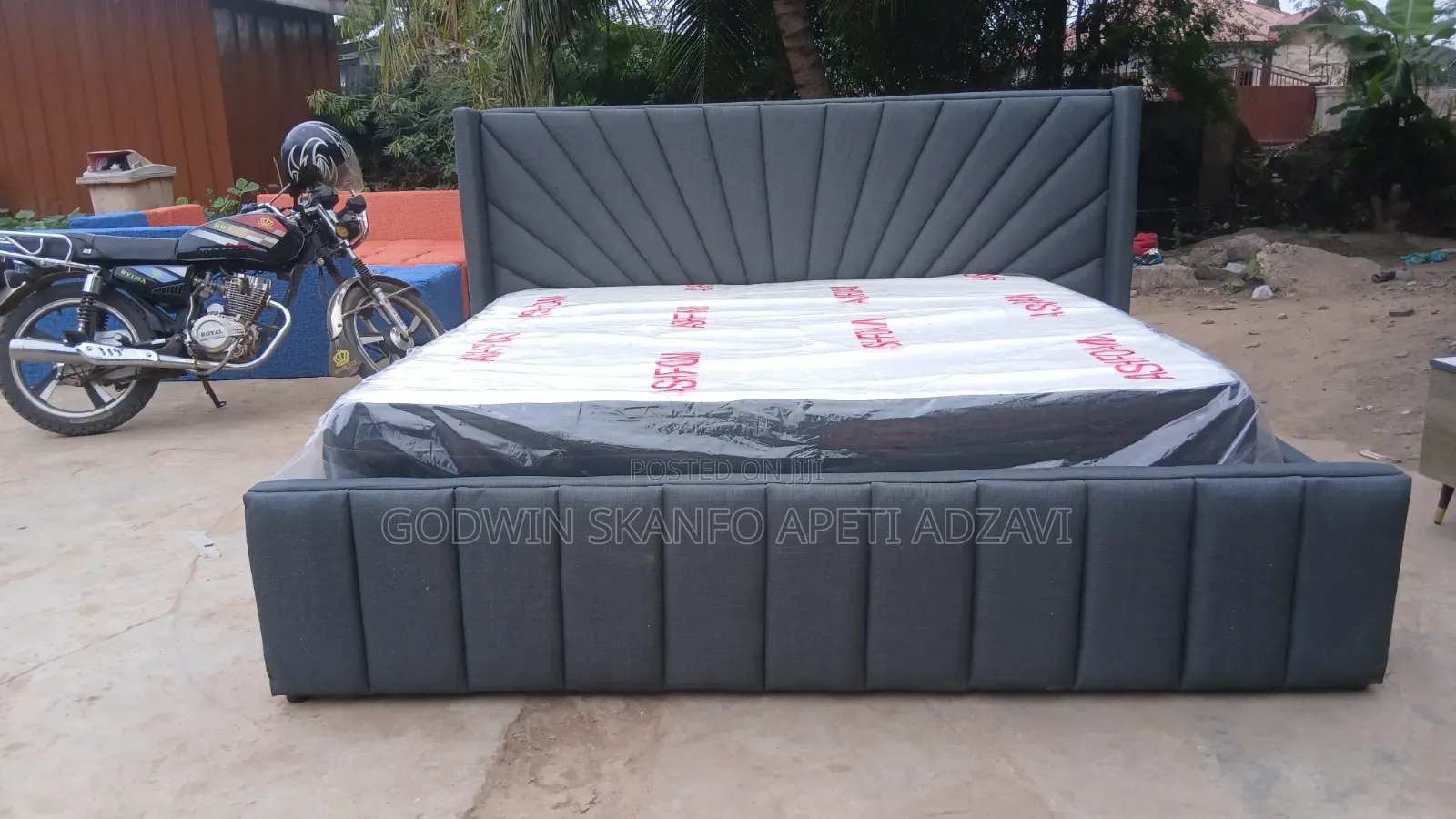 King Size Bed Frame and Mattress Available