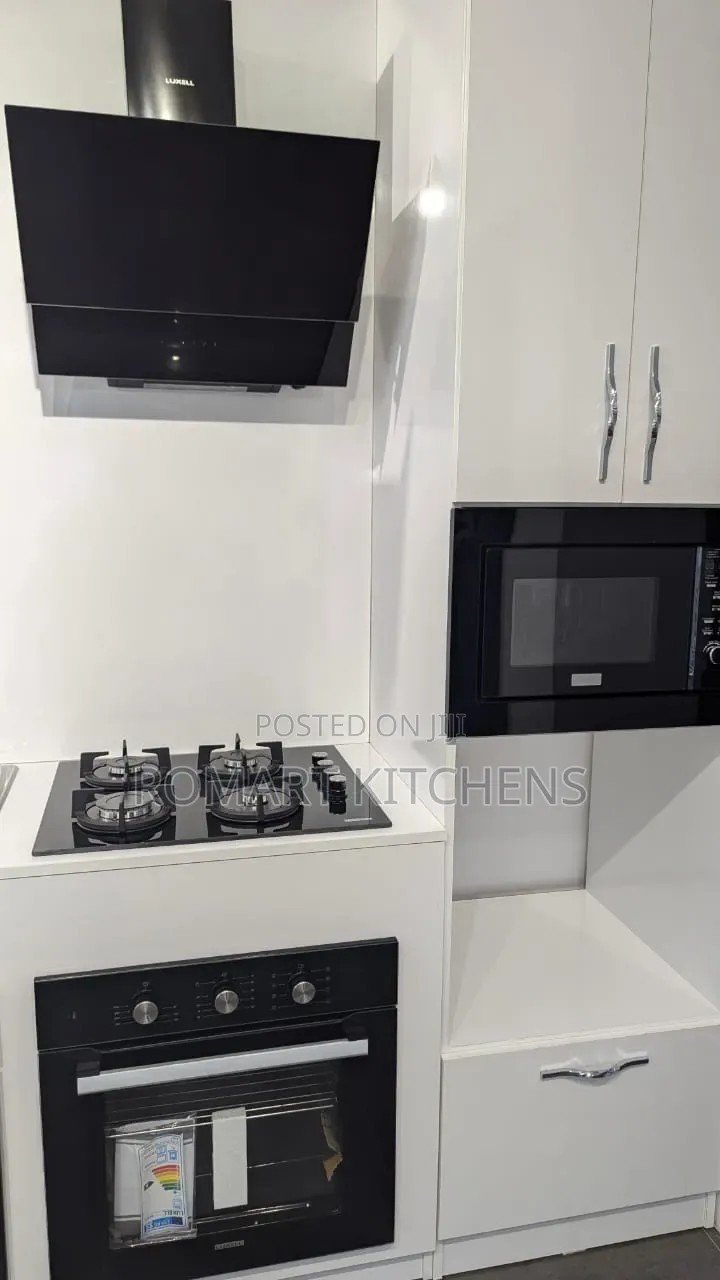 Turkish 60cm Burner Glass Set. Oven, Hob, Extractor and Microwave