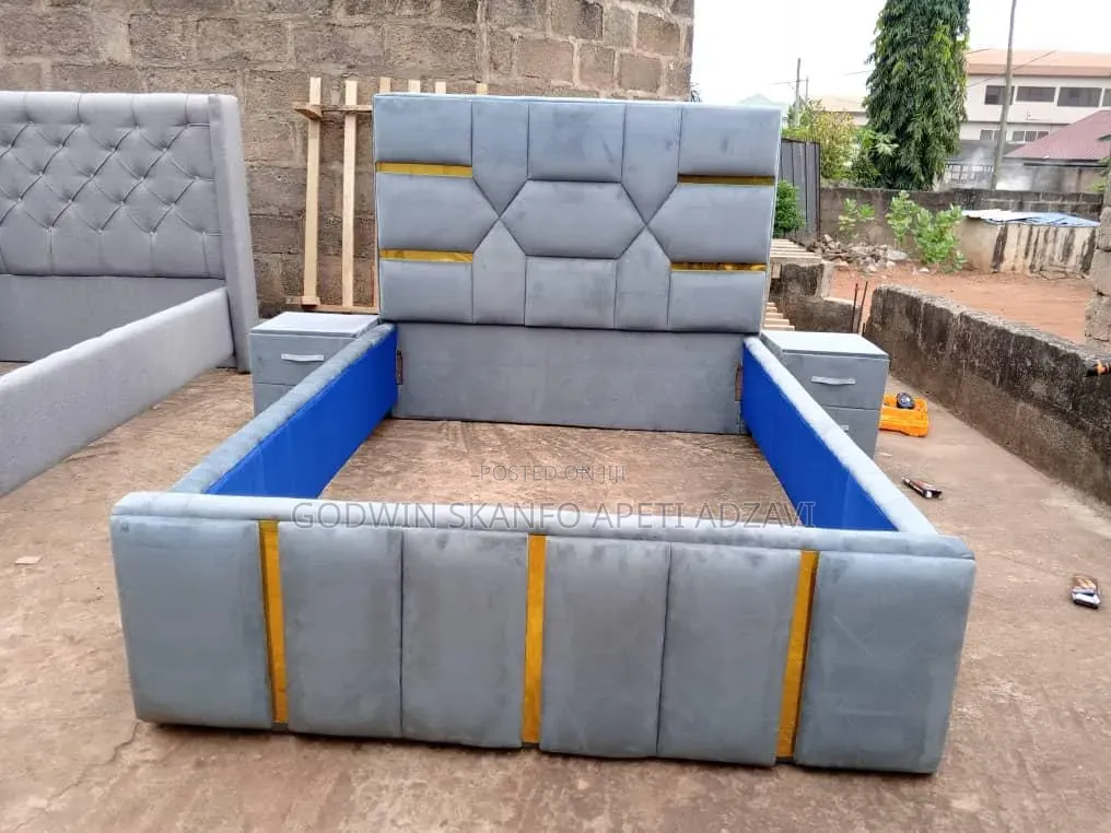Double Bed Frame and Side Drawer Available
