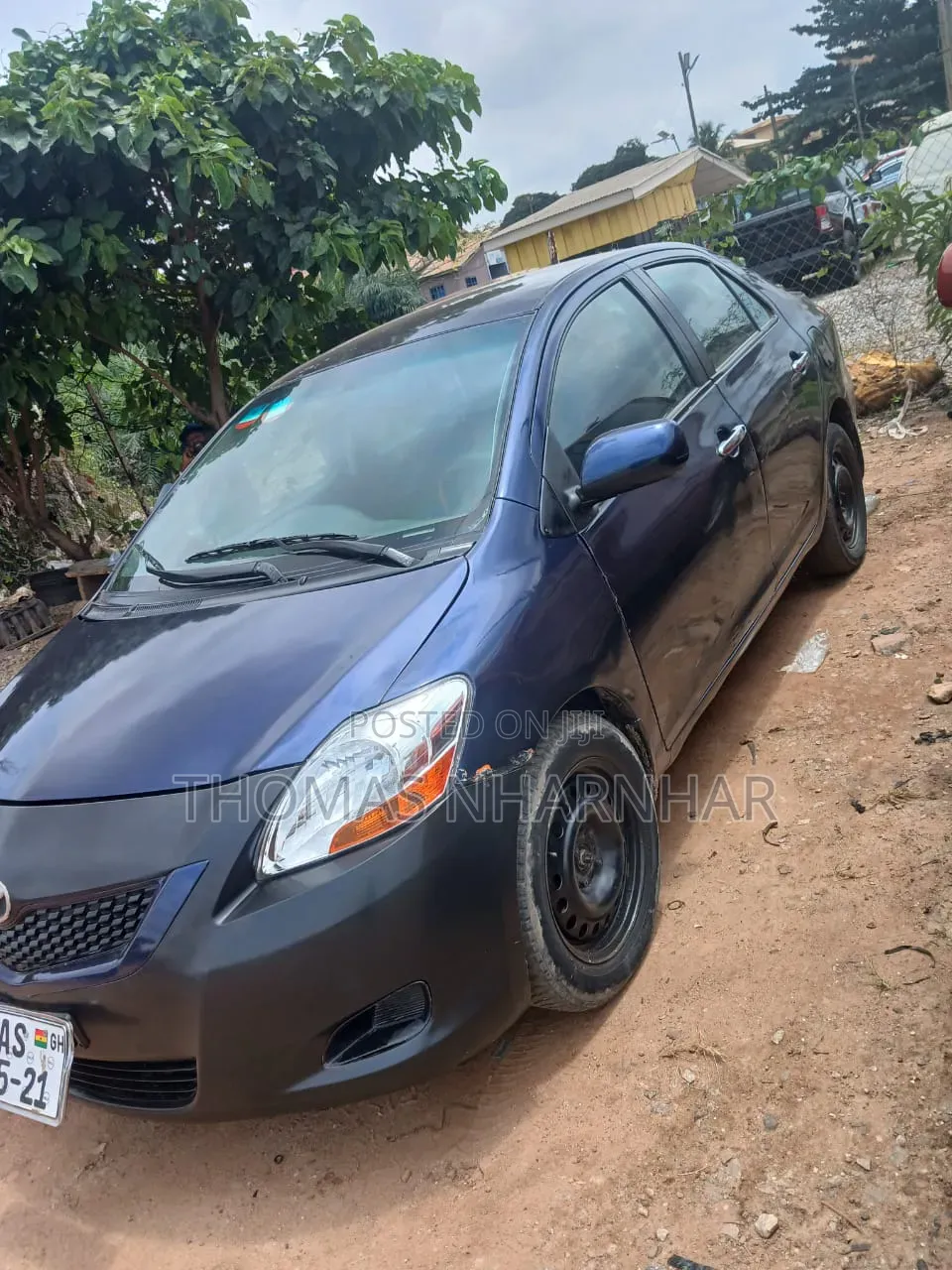 Toyota Yaris 2008 Blue