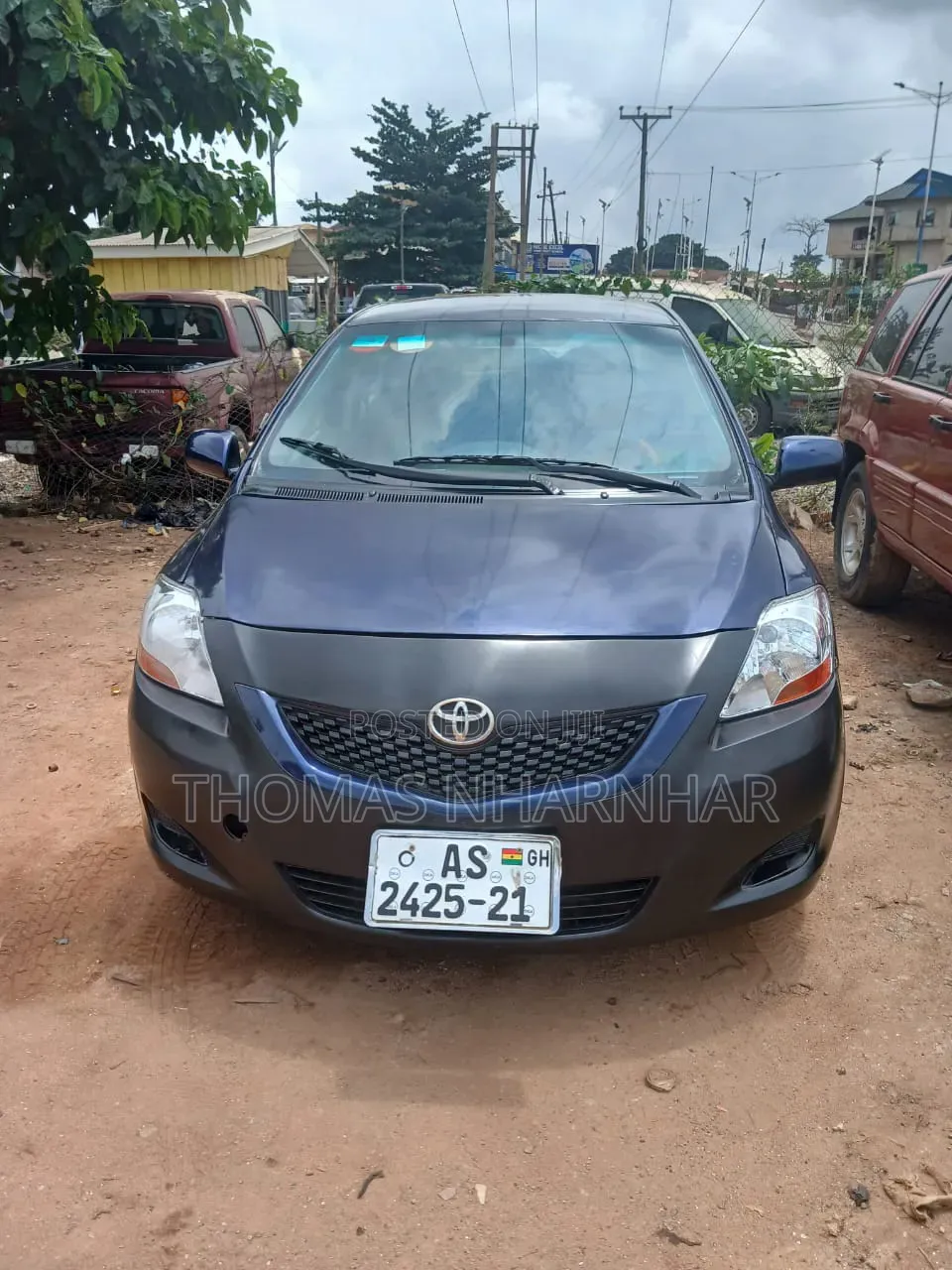 Toyota Yaris 2008 Blue