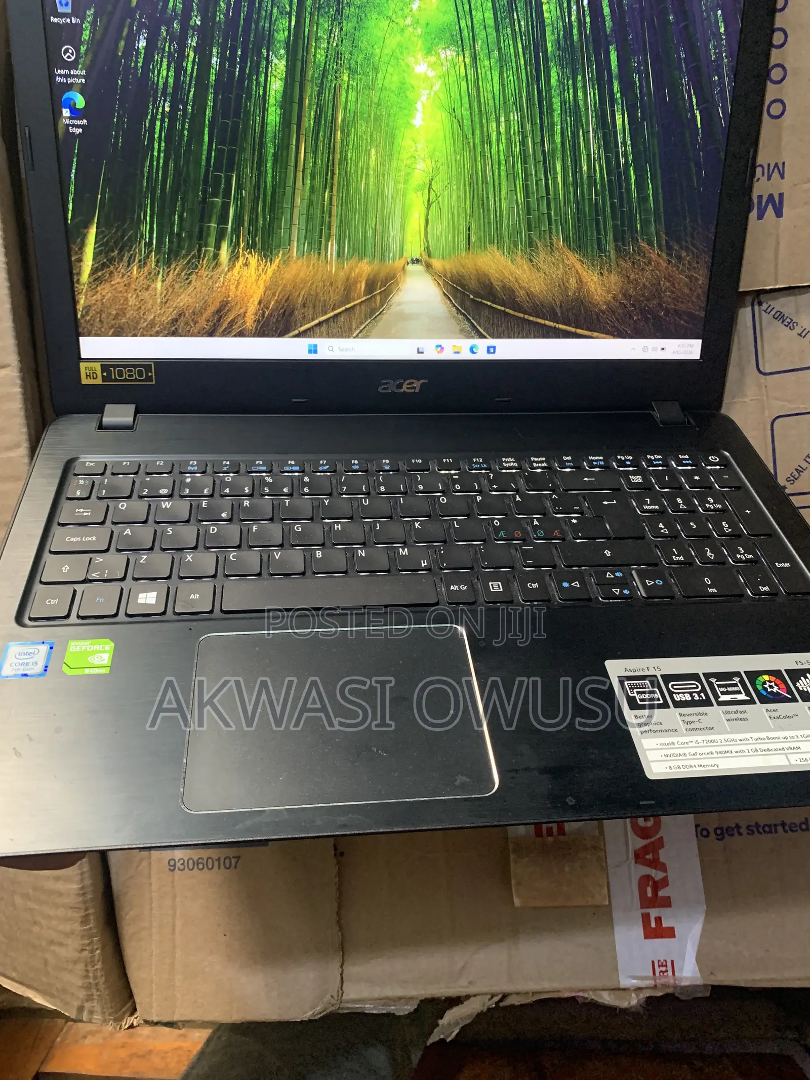 Laptop Acer Aspire F5 8GB Intel Core i5 HDD 1T