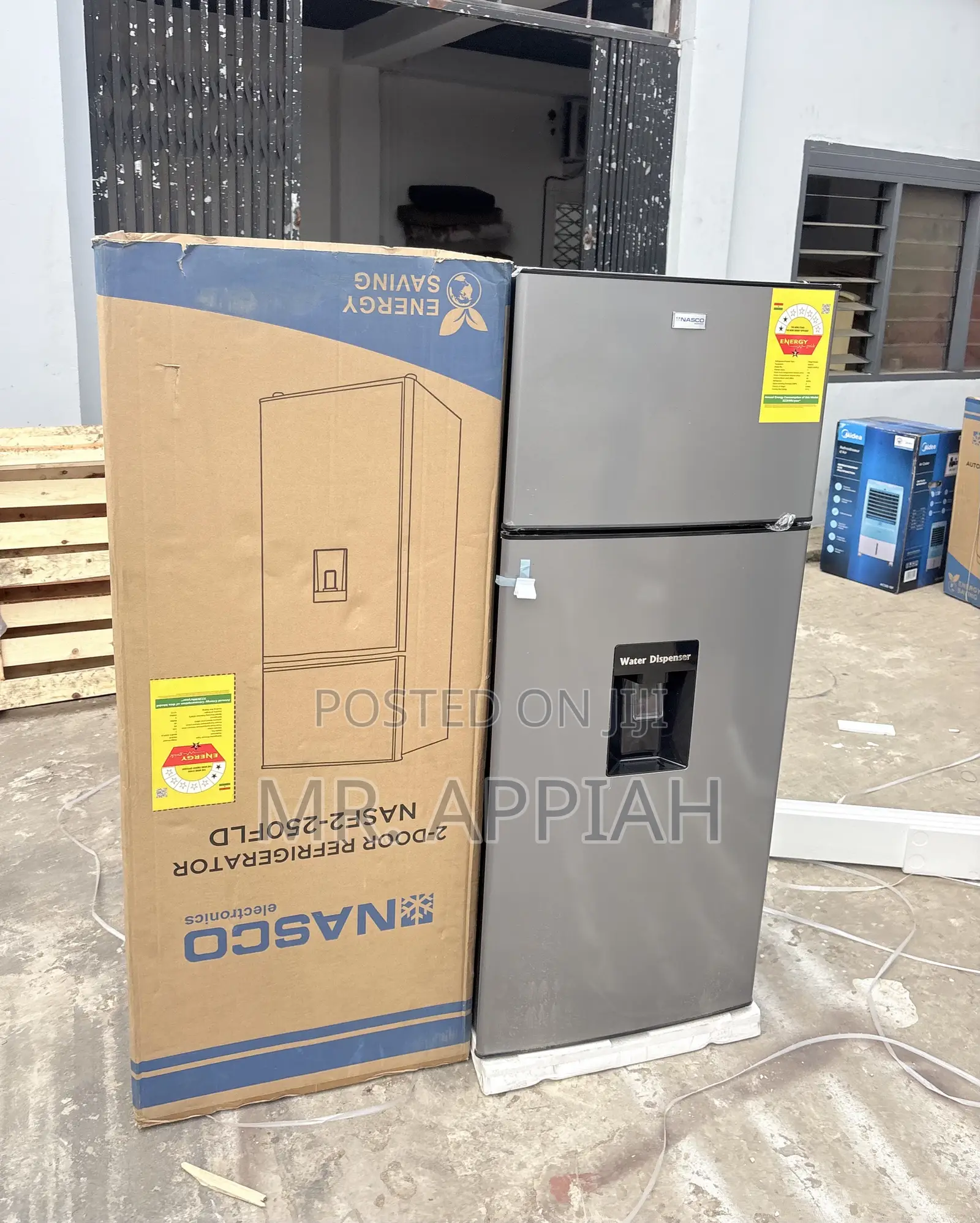 Original Nasco Nasf2-250fld Double Door Refrigerator(210Liters).