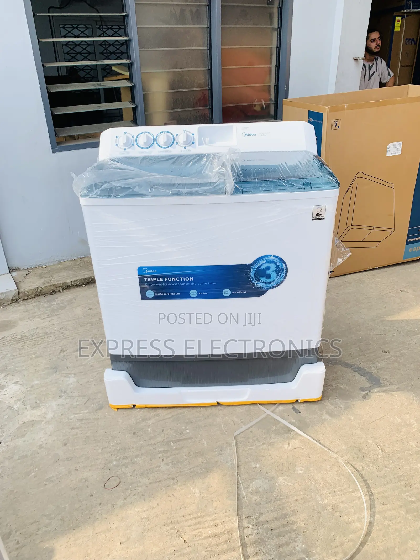 Lovely New Semi Auto Midea 18Kg Topload Twintub