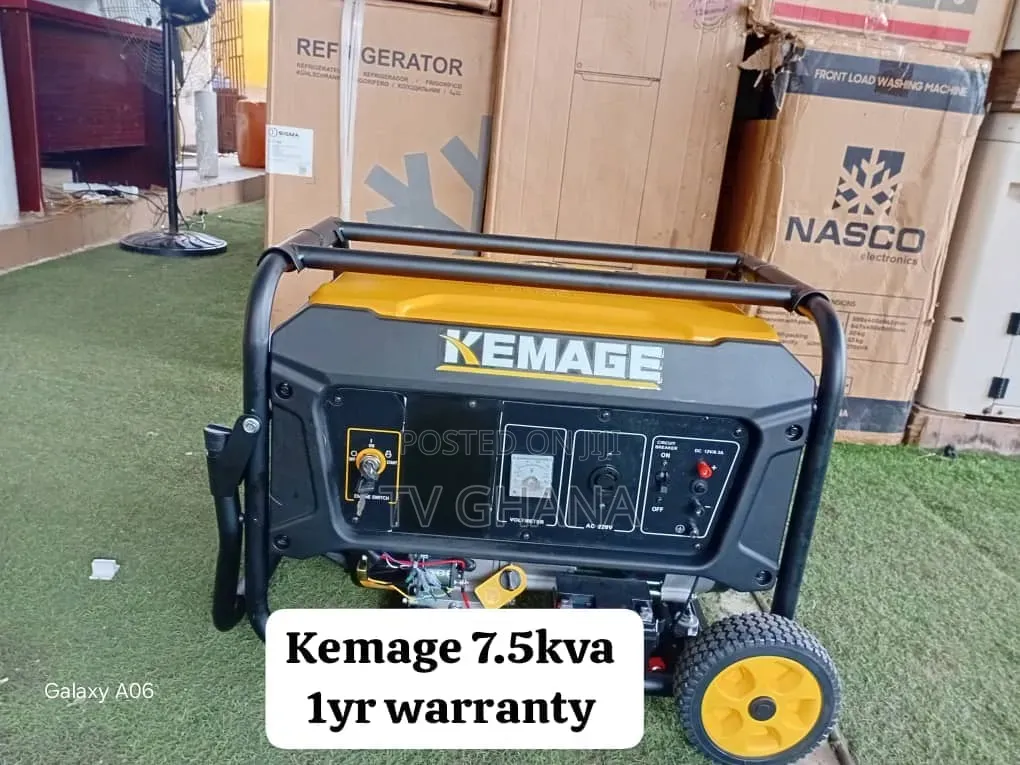 Kemage 7.5KVA 8500W Petrol Generator – Powerful Backup Power7.5kva
