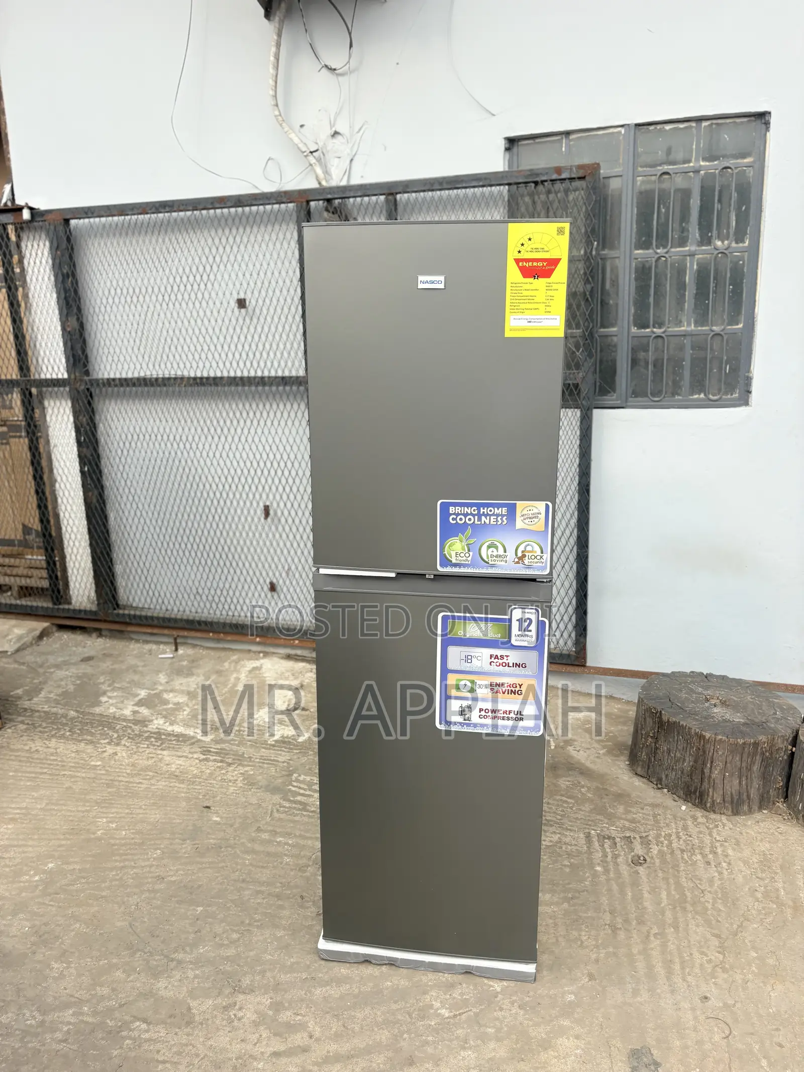 Super Classic Nasco Nasd2-29sk Double Door Refrigerator(Gray).