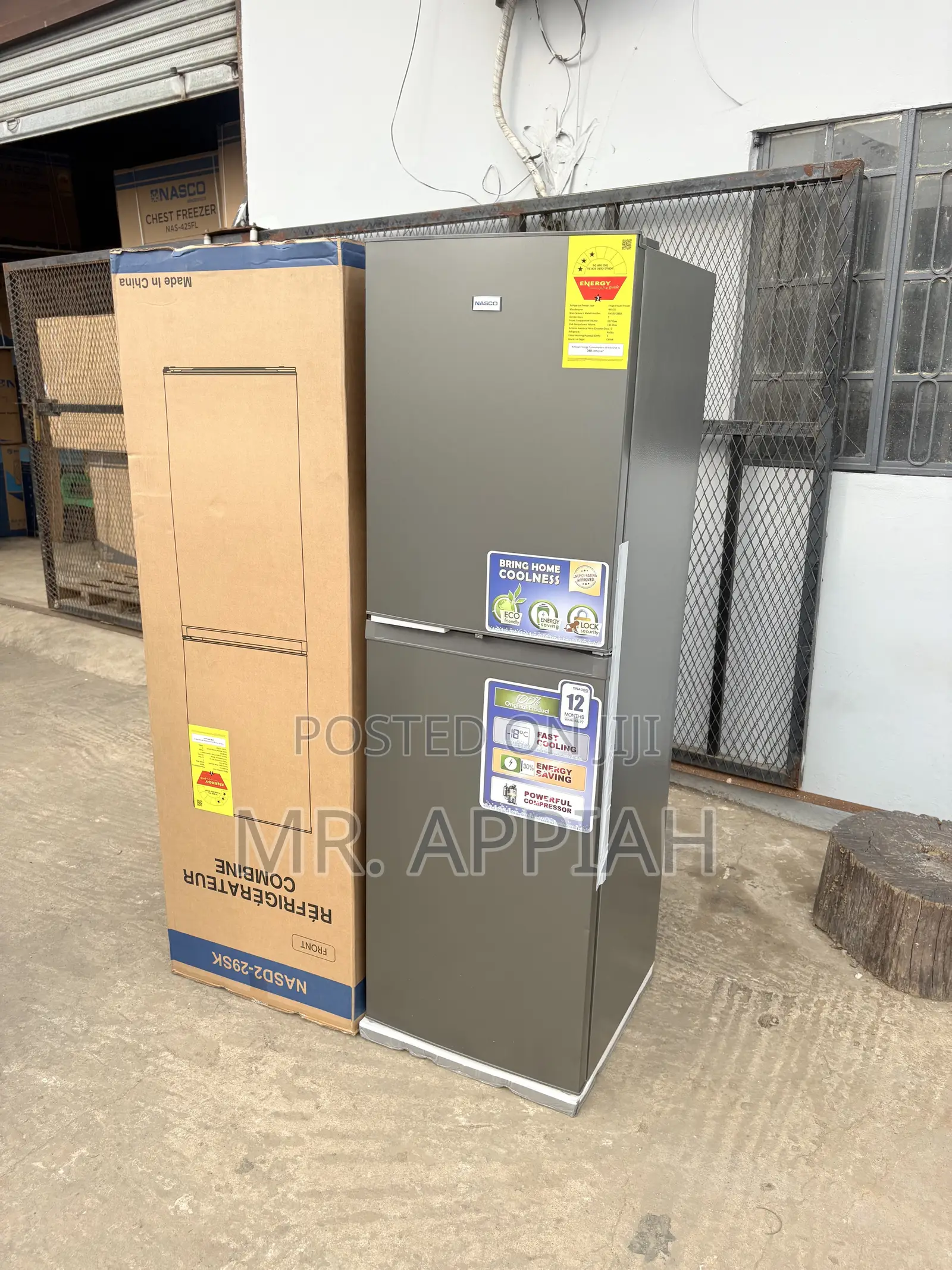 Super Classic Nasco Nasd2-29sk 251L Double Door Refrigerator.