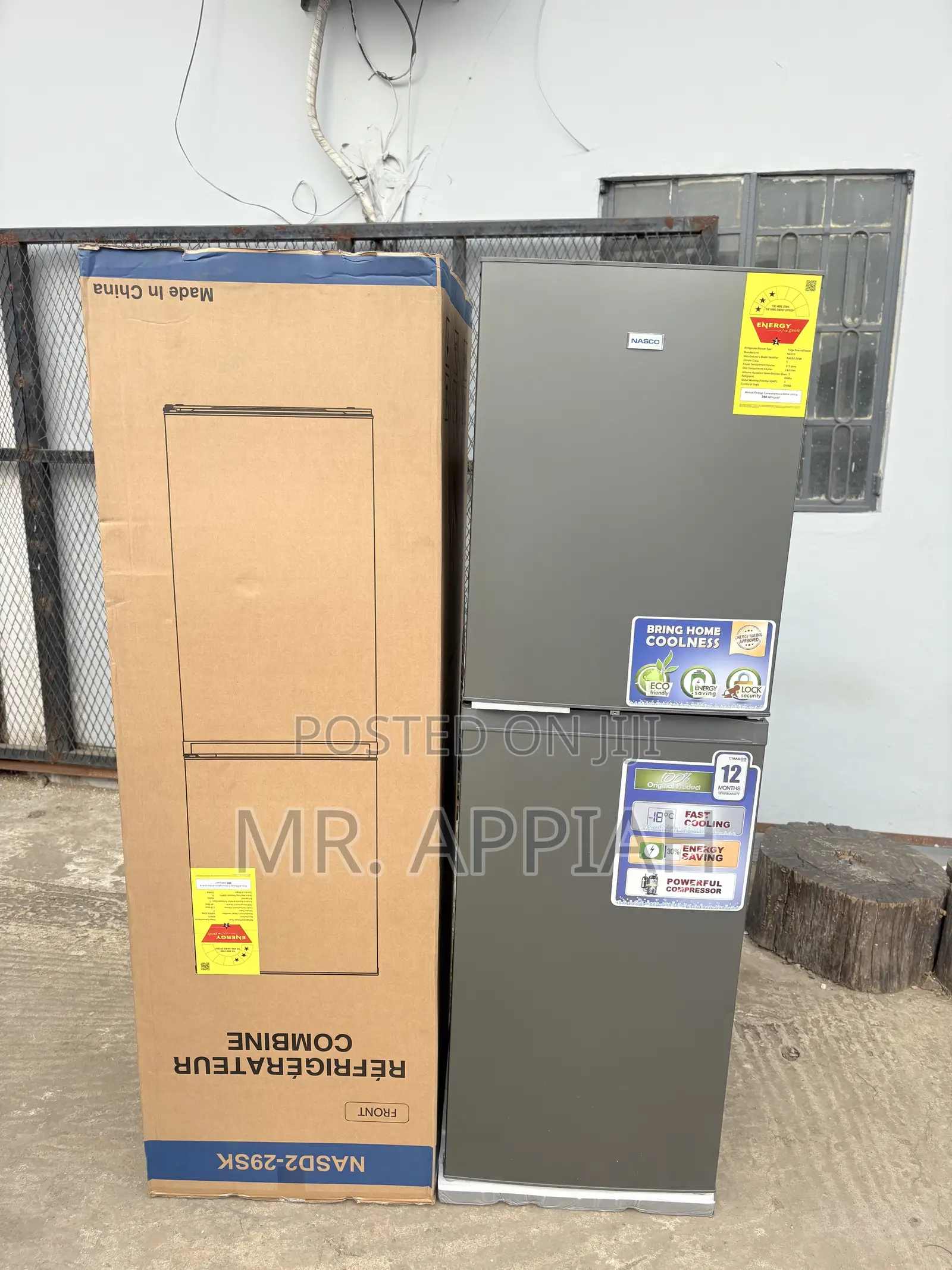 Super Classic Nasco Nasd2-29sk 251L Double Door Refrigerator.