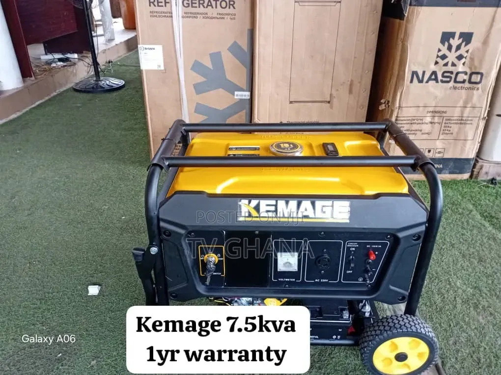 Kemage 7.5KVA 8500 Watt Generator – Efficient Durable Power 7.5kva