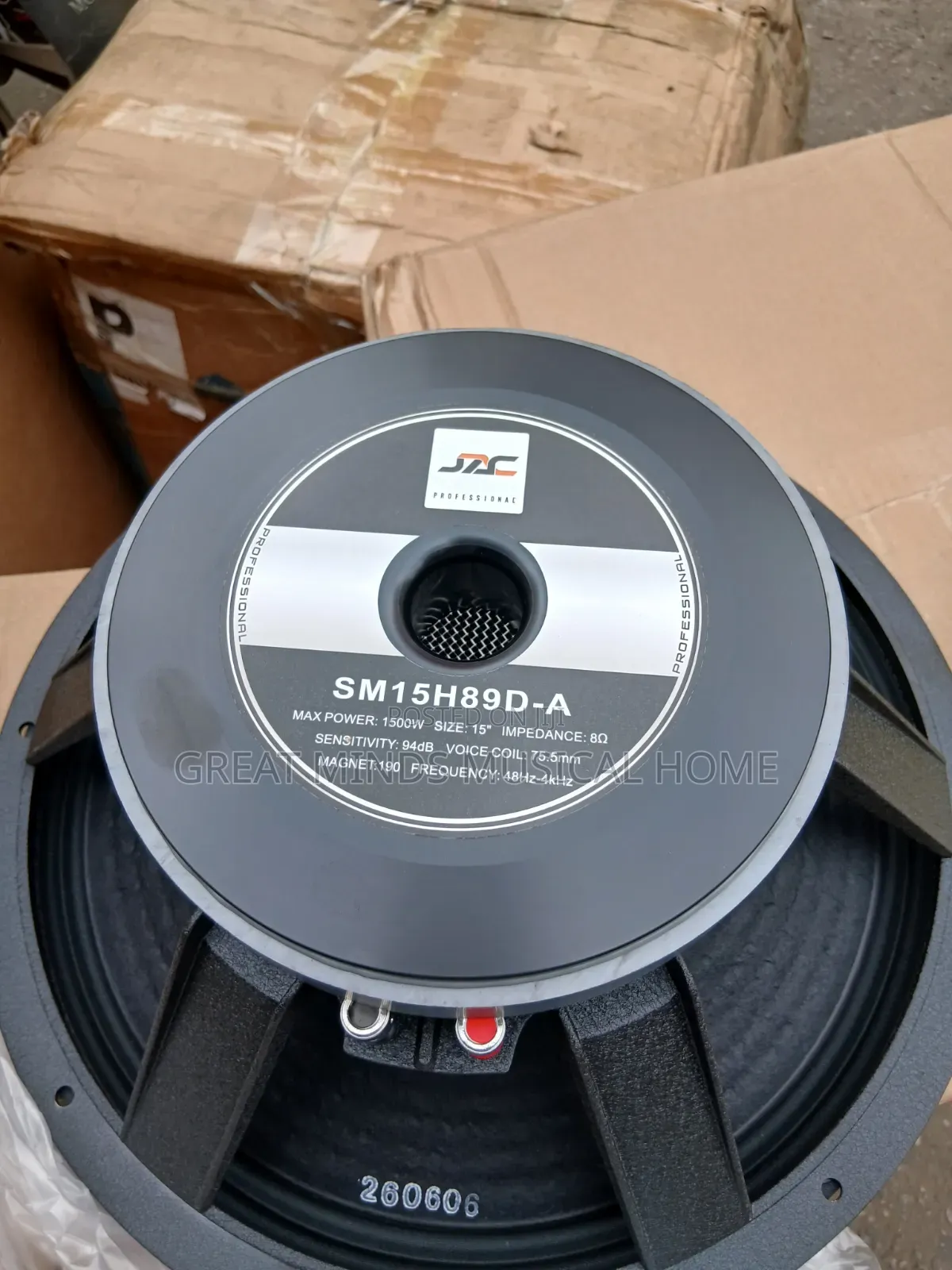 Jac 1500 Watts 15inches Naked Speaker