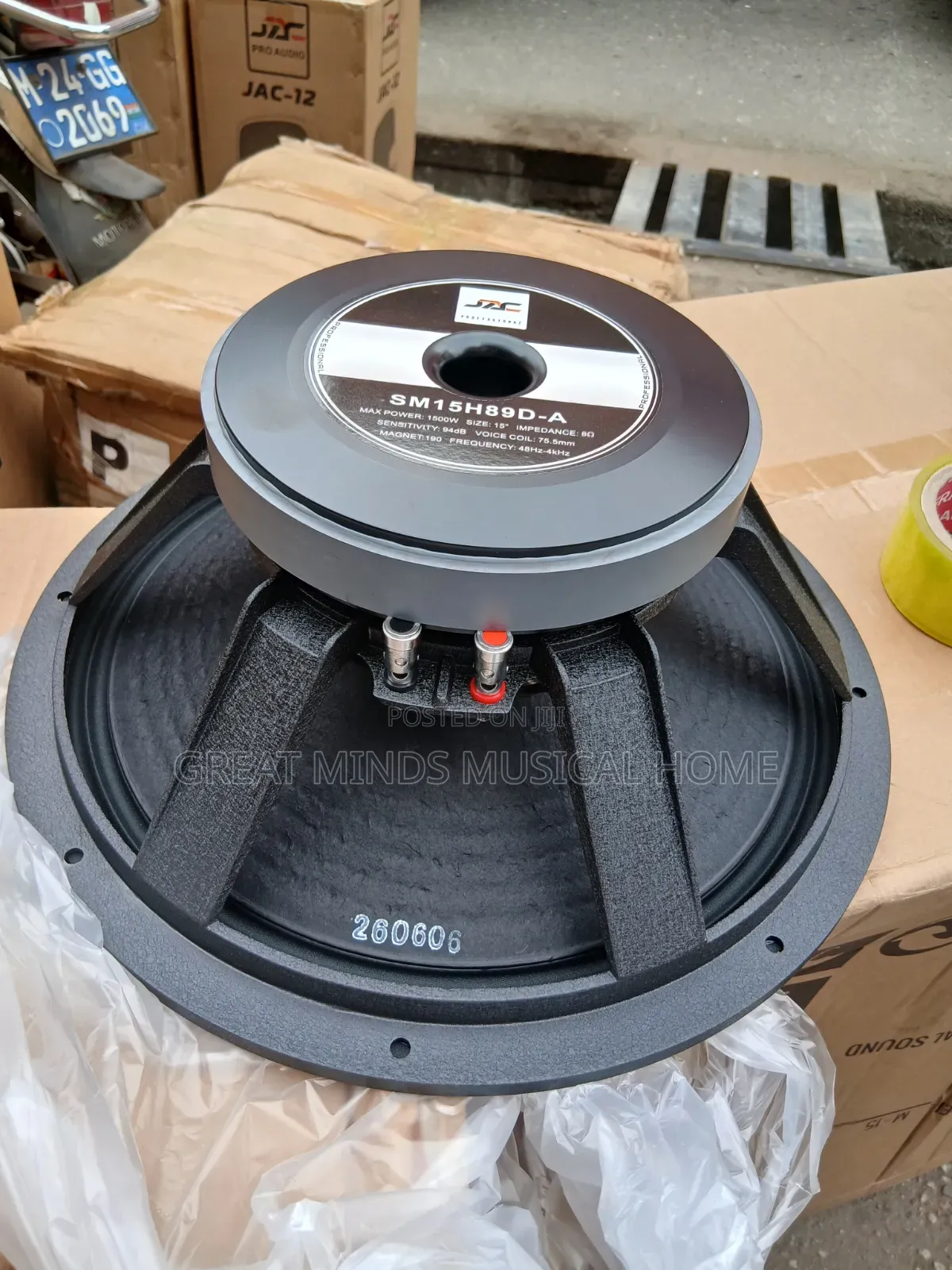 Jac 1500 Watts 15inches Naked Speaker
