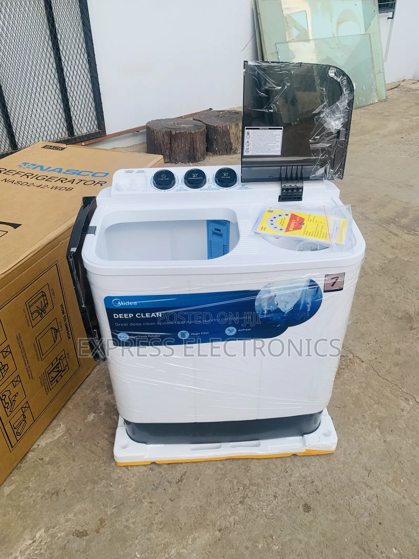 Text Us for Your WM Topload Twintub Semi Auto 7kg Midea