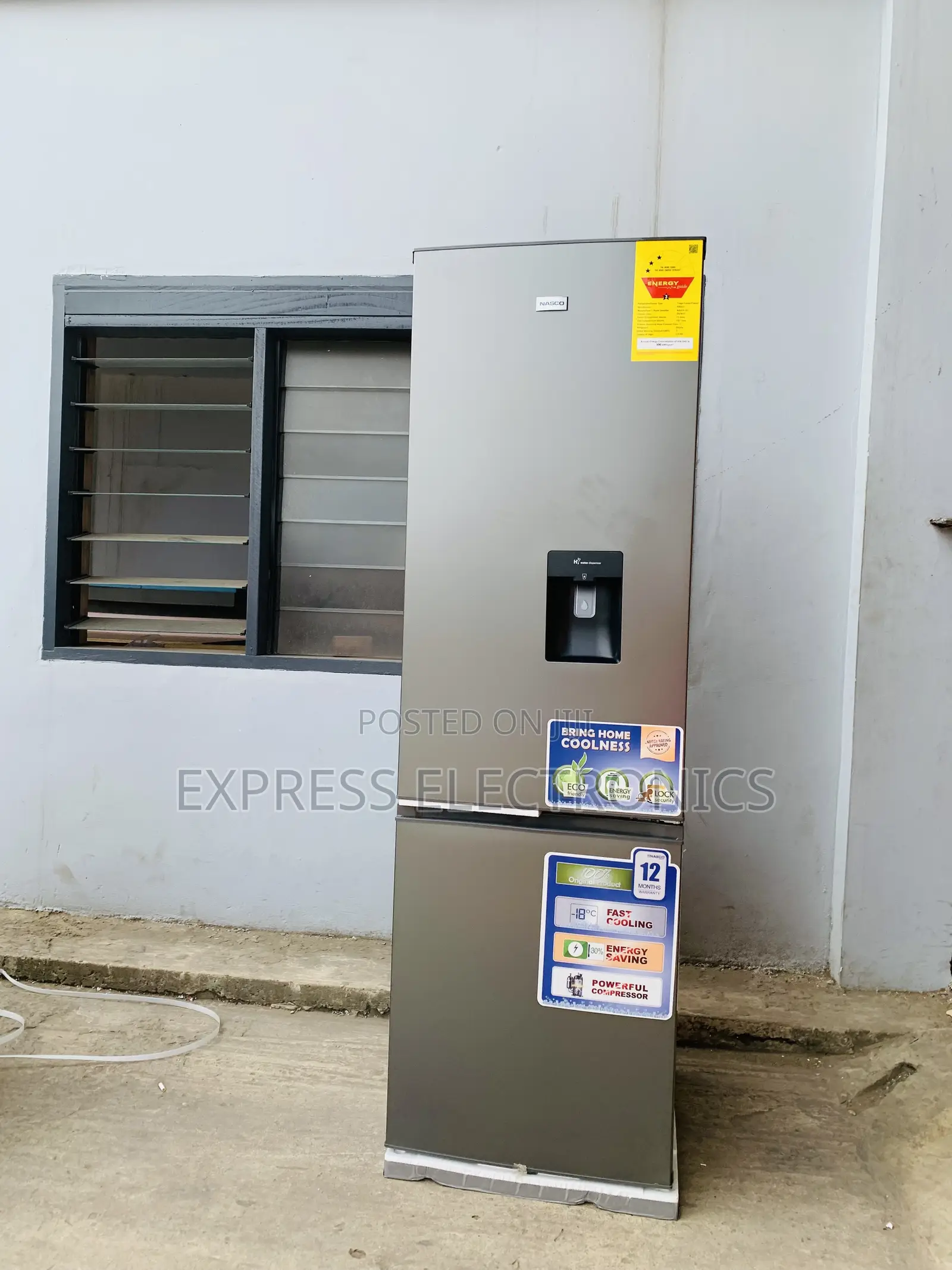 Place Your Order Nasco Double Door Fridge NASD2-36 B