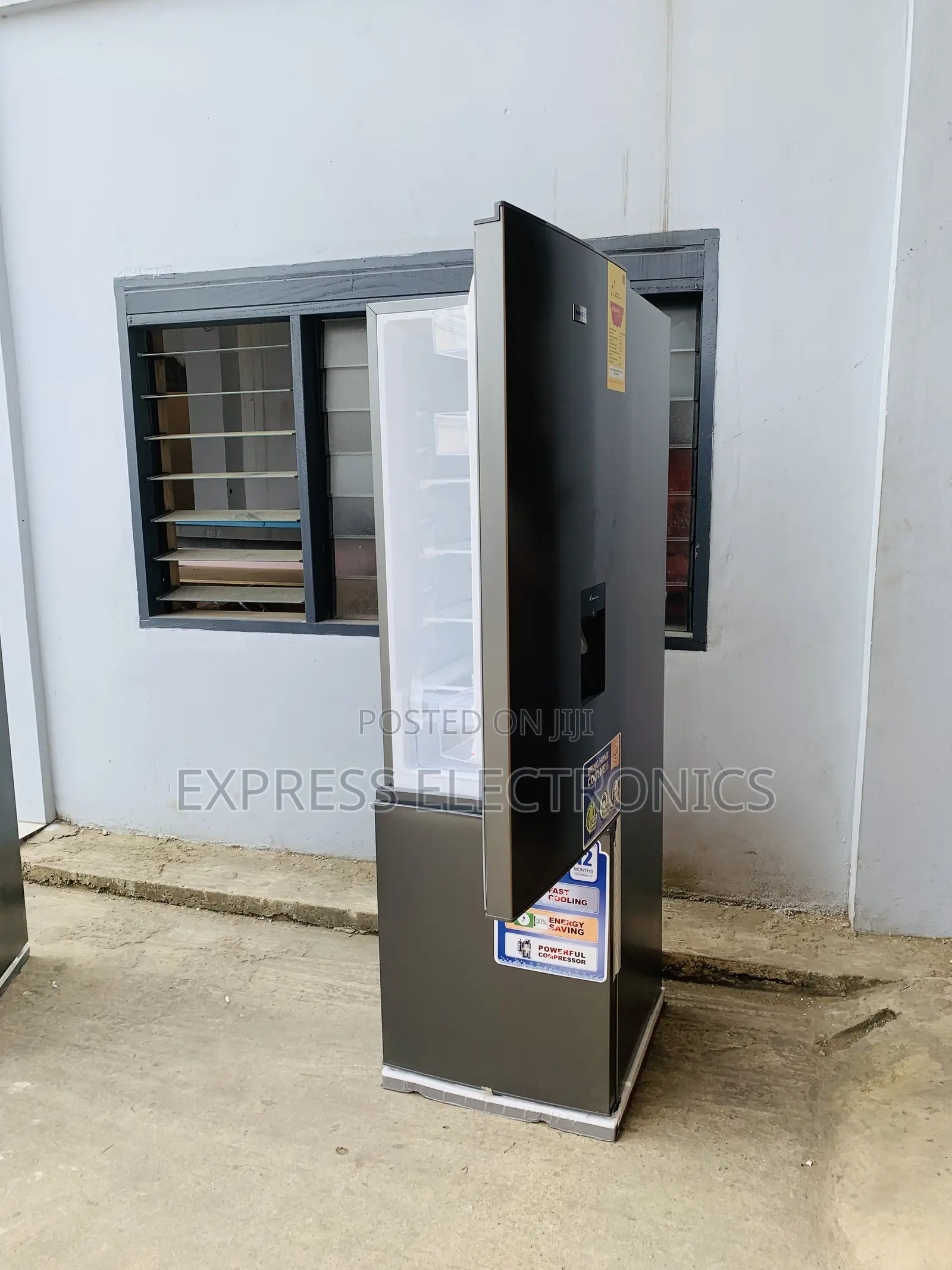 Zealous Sleek Fridge Nasco Double Door NASD2-36 With Water Dispenser