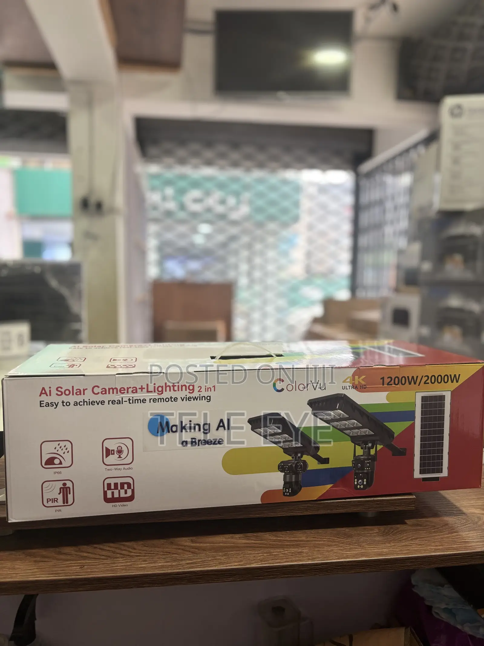 Ai Solar Camera+Lighting 2 In1
