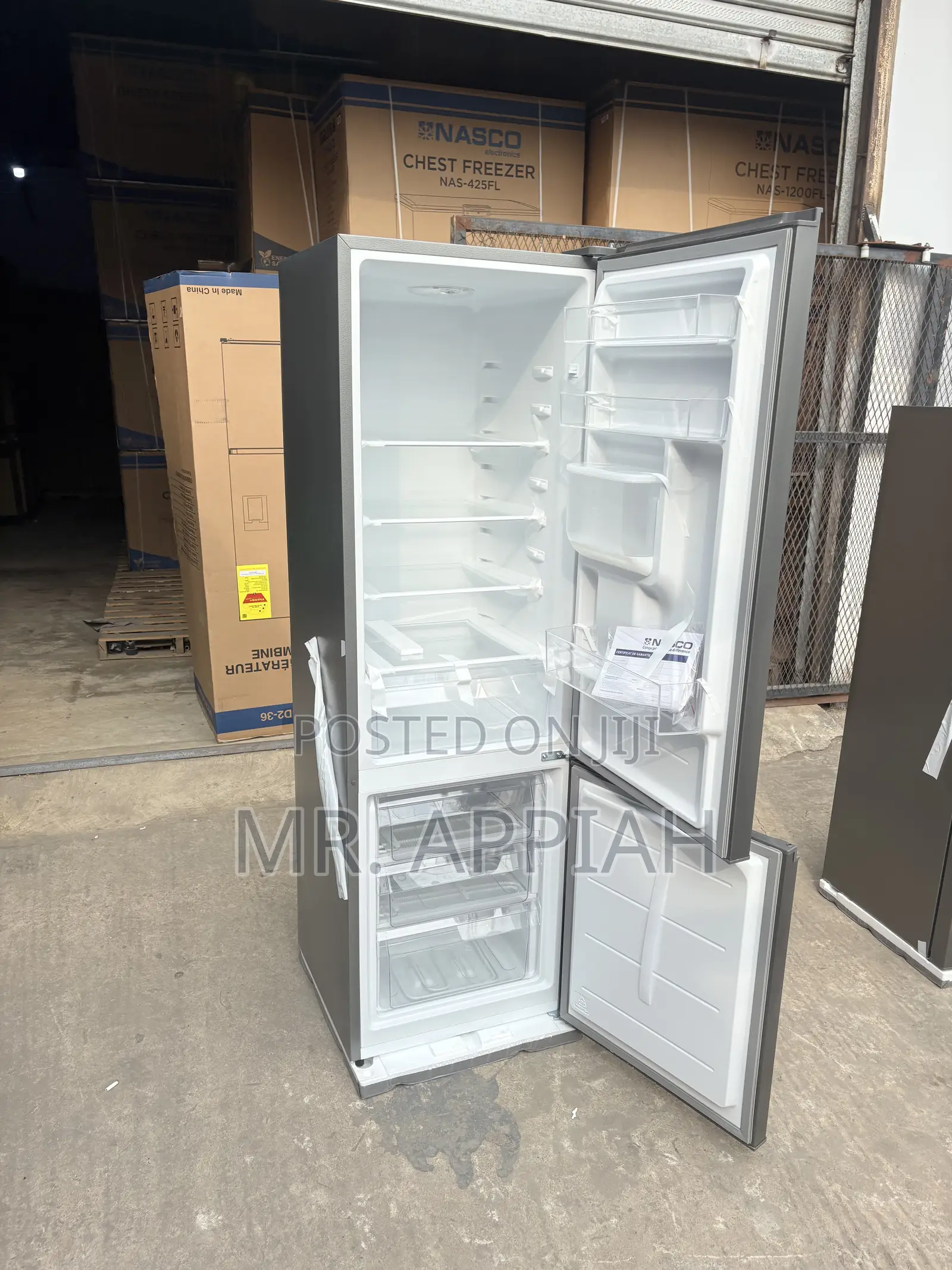 Latest and Affordable Nasco 255L Bottom Mount Freezer Fridge(Nasd2-36)