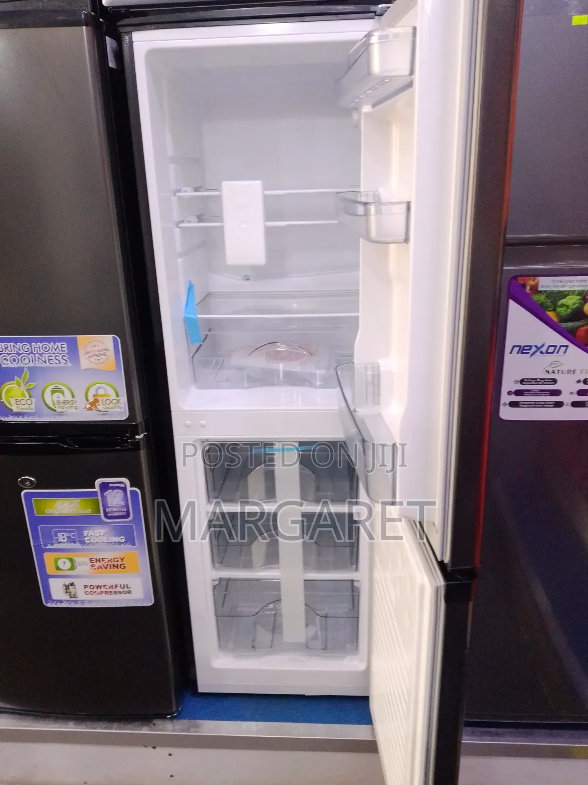 Cute TCL 142 Litters Double Door Fridge