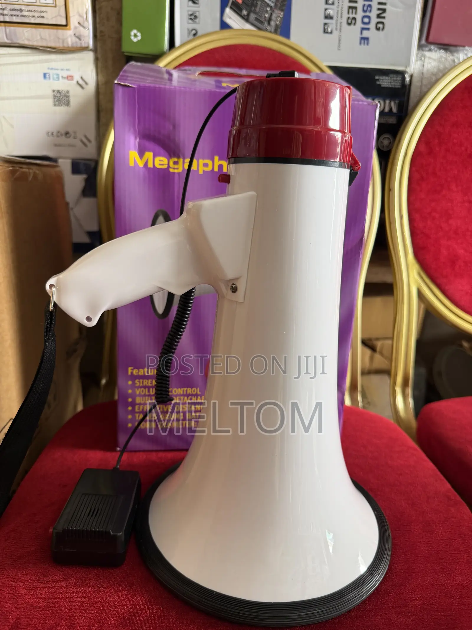 Megaphone With Detachable Microphone