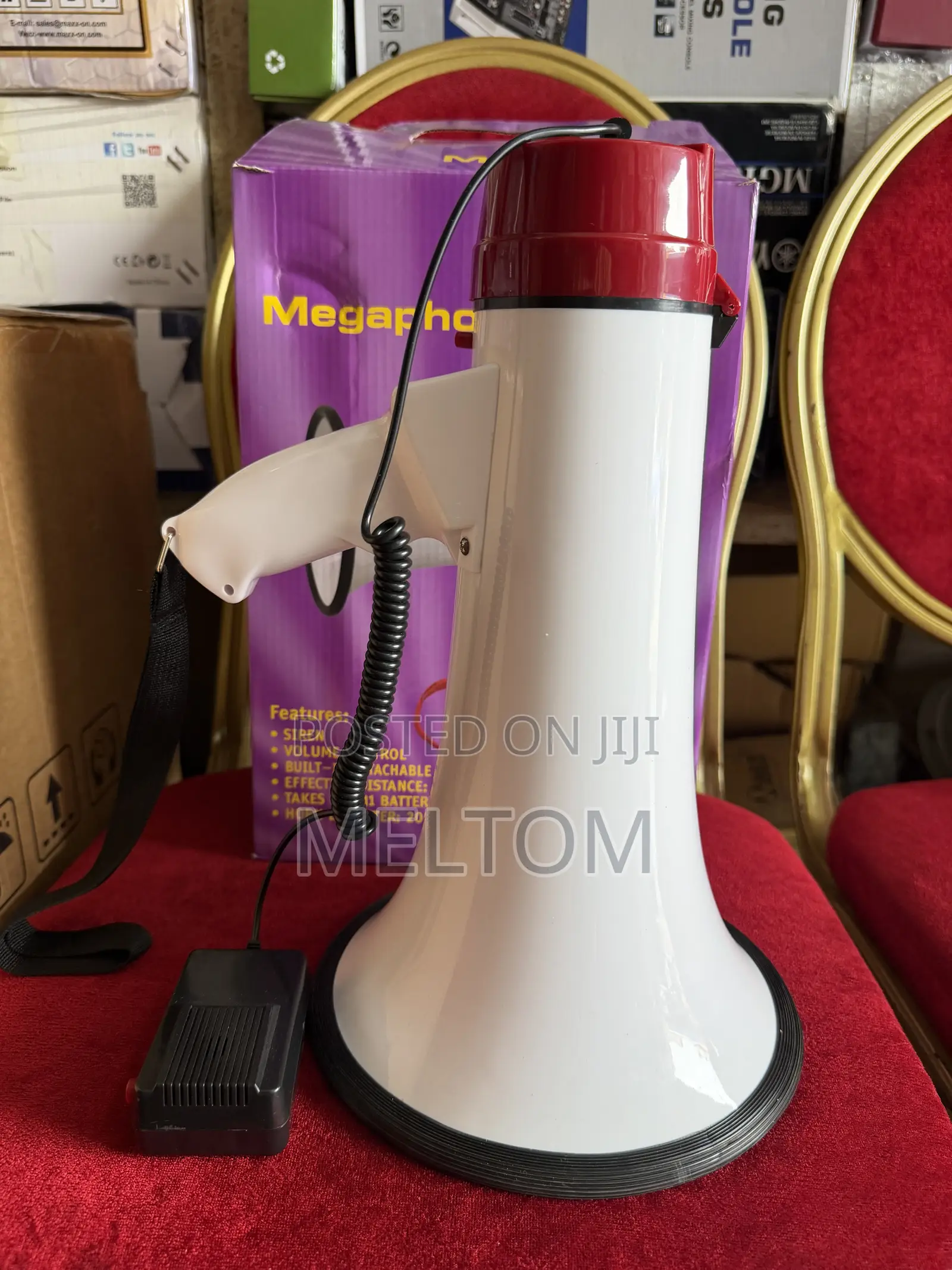 Megaphone With Detachable Microphone