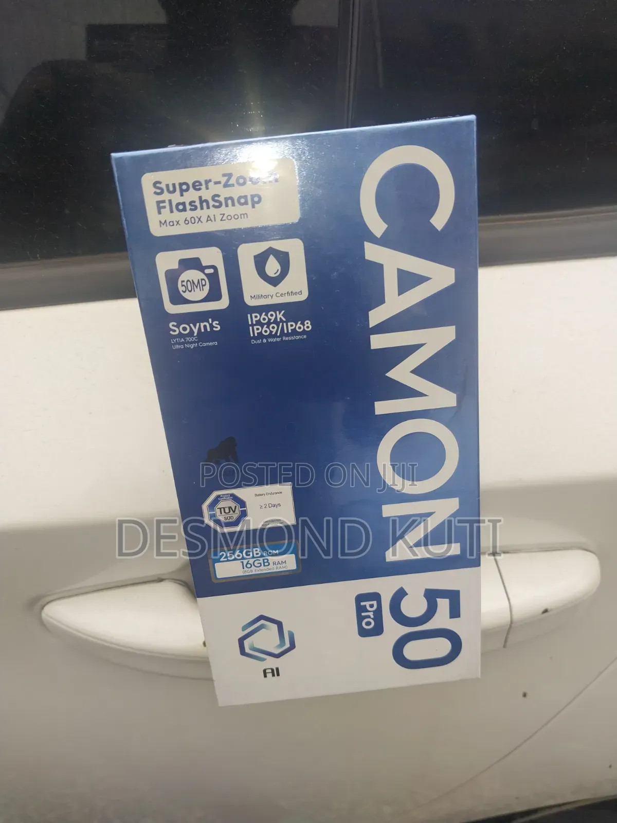 New Tecno Camon 50 Pro 256 GB Silver