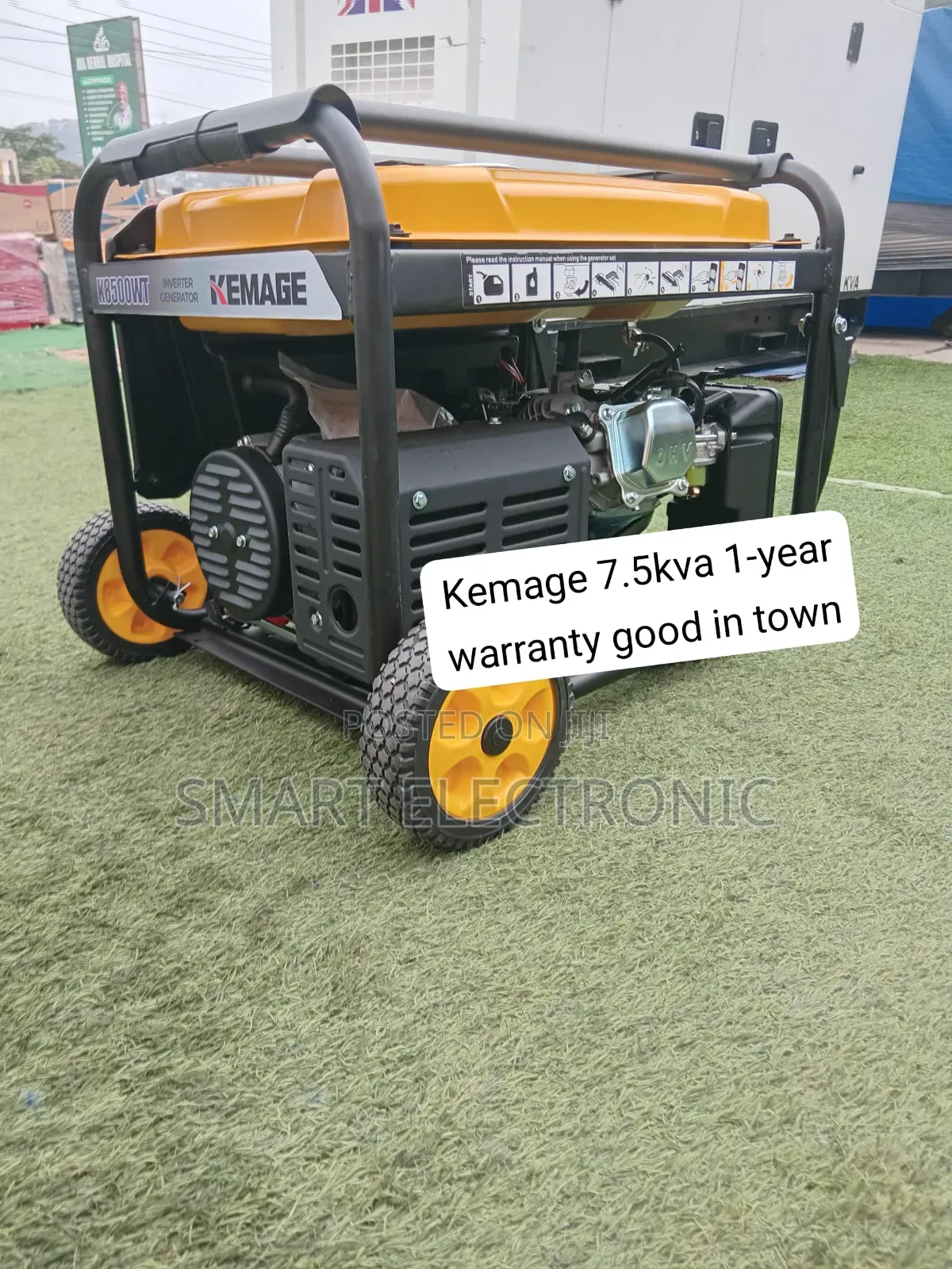 7.5KVA 8500W Genset Quality Electricity Backup for Fridges, TVs, ACs