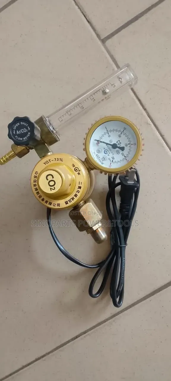 YQT-731L CO2 Welding Regulator With 25l/Min Flow Meter