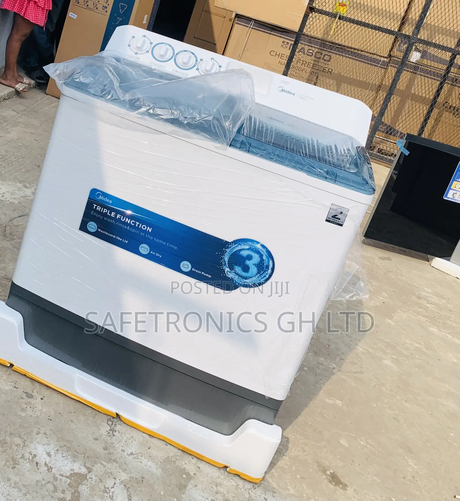 Excellent Midea 7 KG Twin Tub Semi Automatic Washing Machine