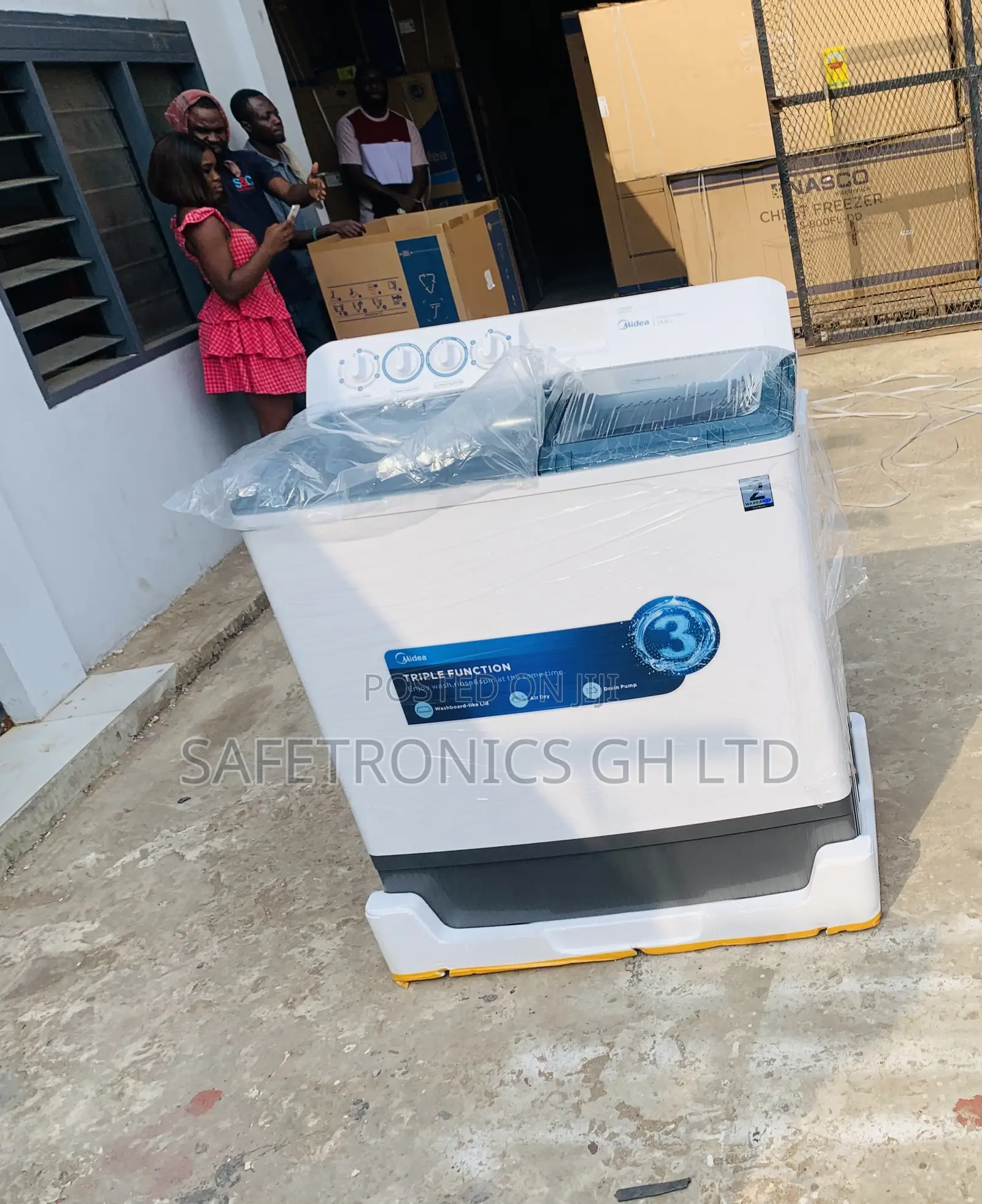 Excellent Midea 7 KG Twin Tub Semi Automatic Washing Machine