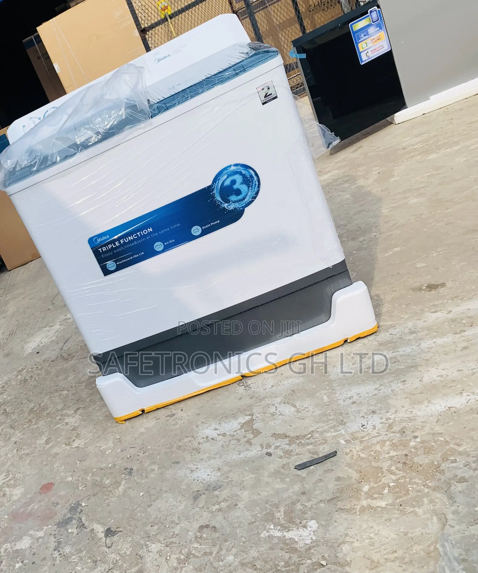 Just Secure Midea 7 KG Twin Tub Semi Automatic Washing Machine