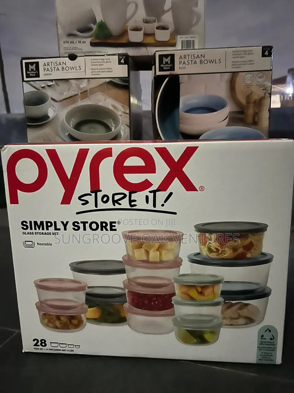 Pyrex Storage Glass Bowls 28cts