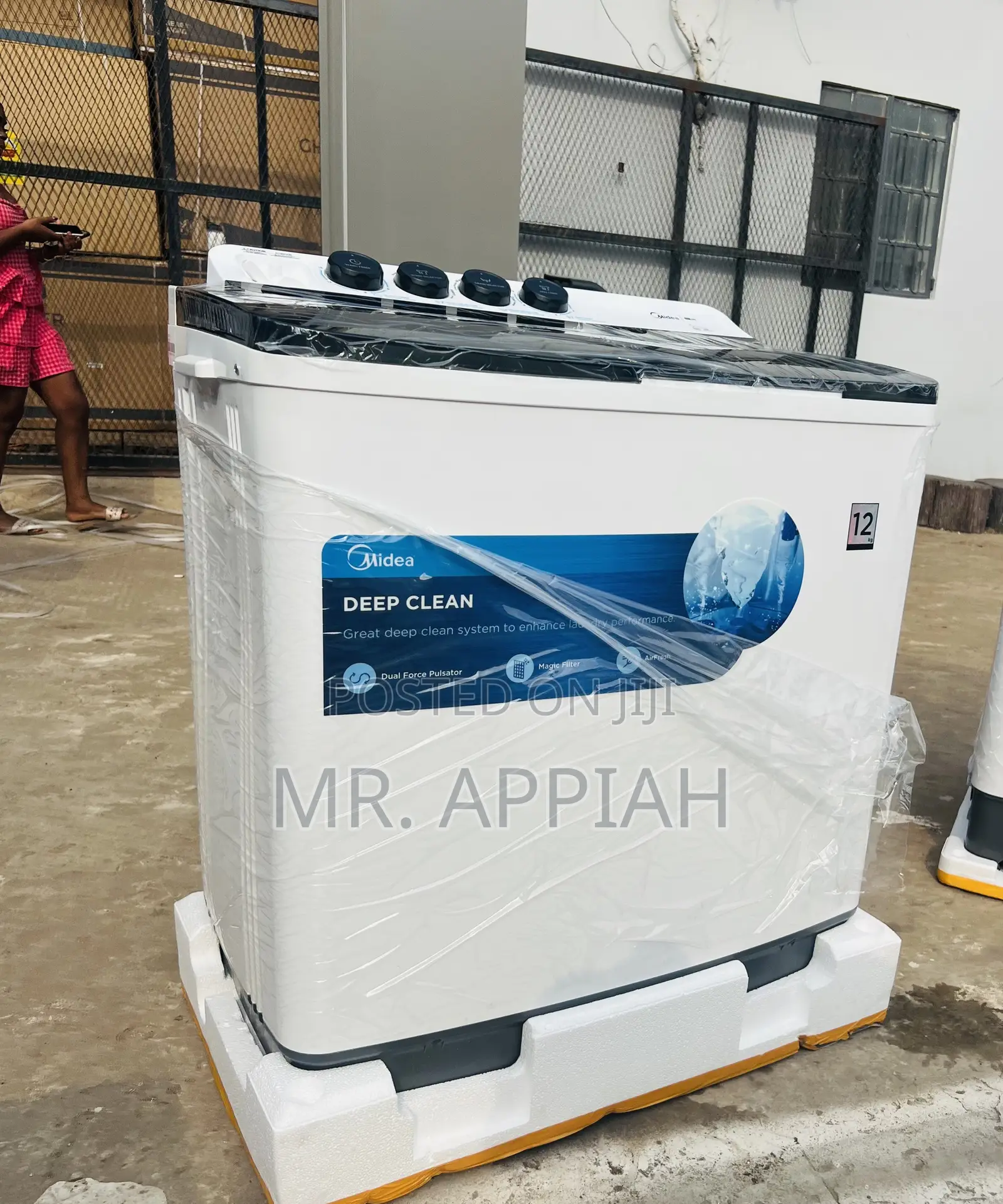 Choose Classic Midea 12kg Twin Tub Washing Machine(Spin Dry)