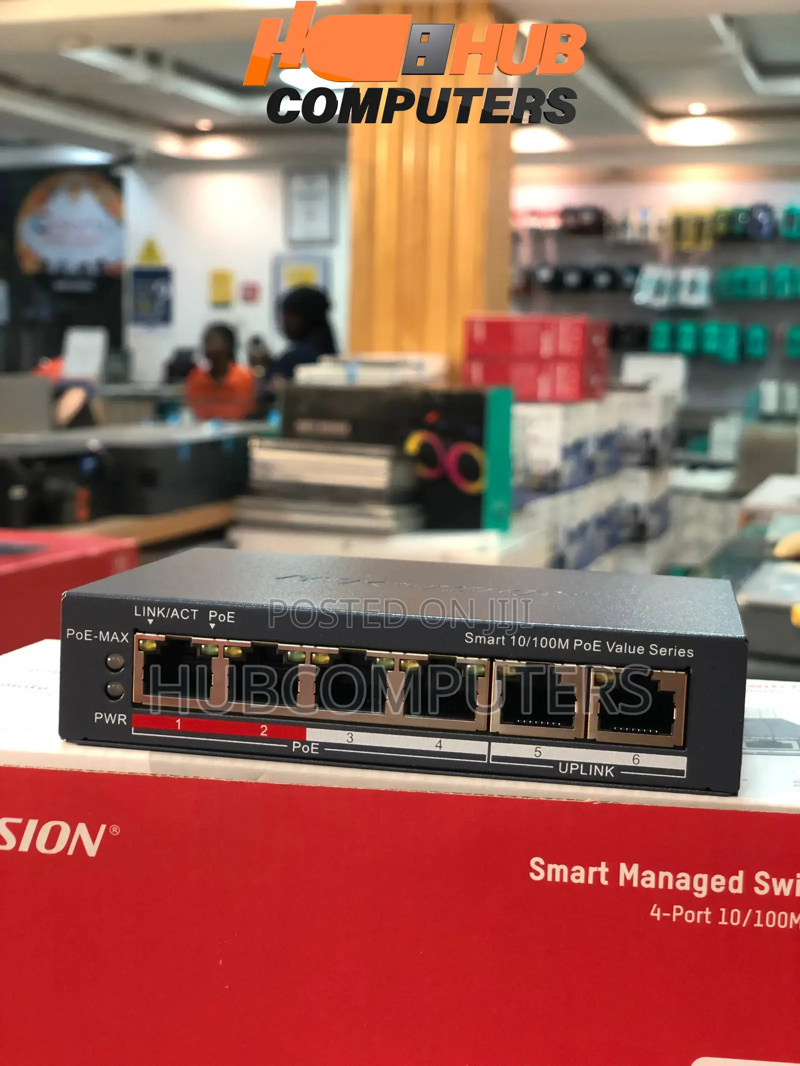 Hikvision DS-3E1106P-EI/M 4 Port PoE Smart Managed Switch