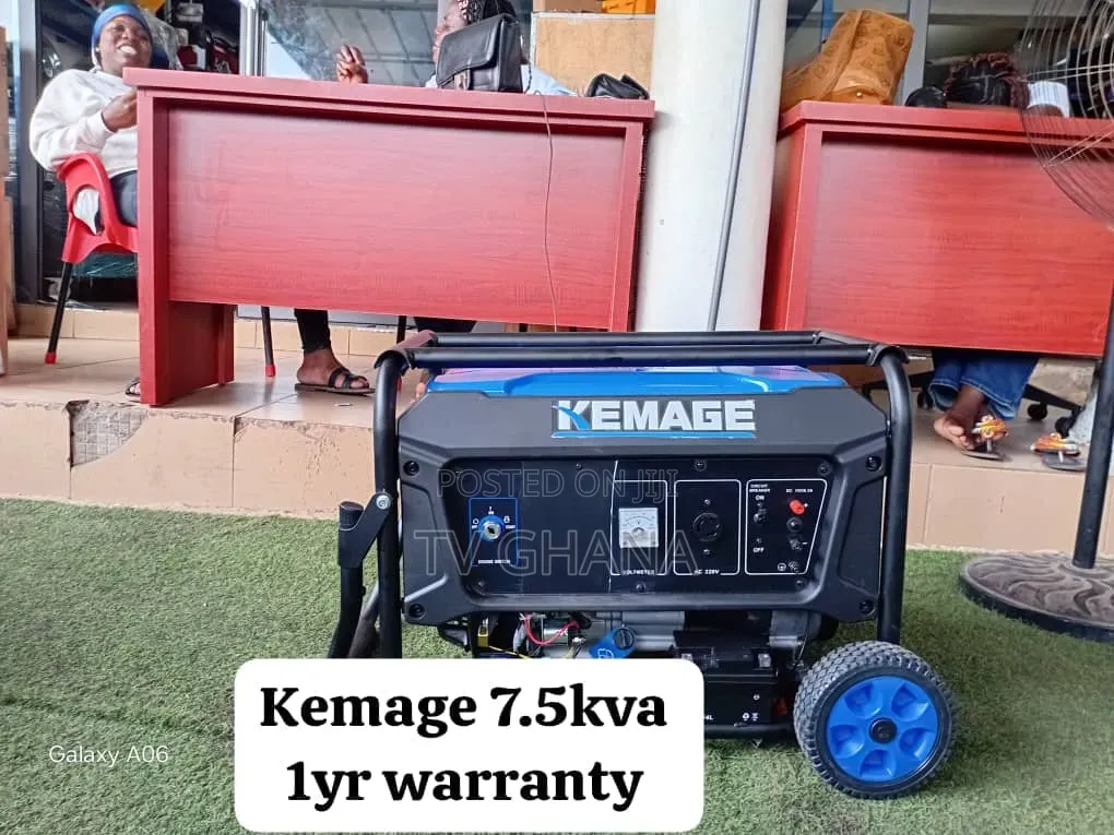 Kemage 7.5KVA 8500 Watt Heavy Duty Petrol Generator7.5kva