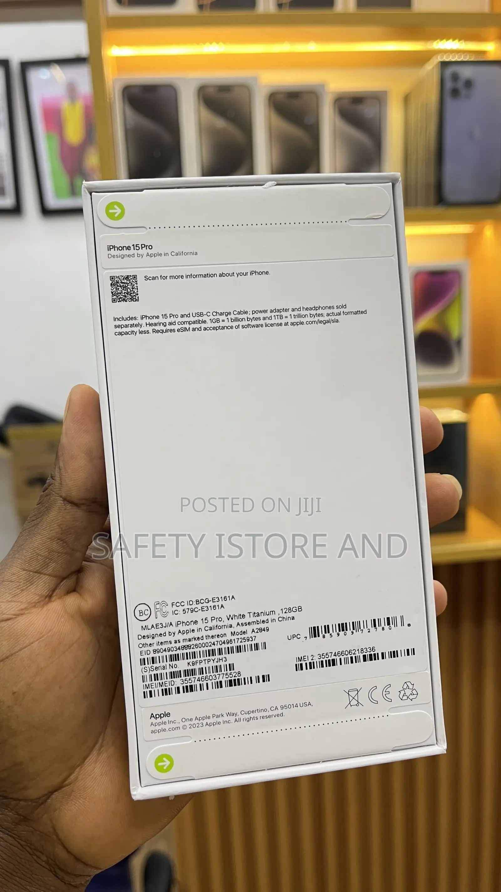 New Apple iPhone 15 Pro 128 GB White