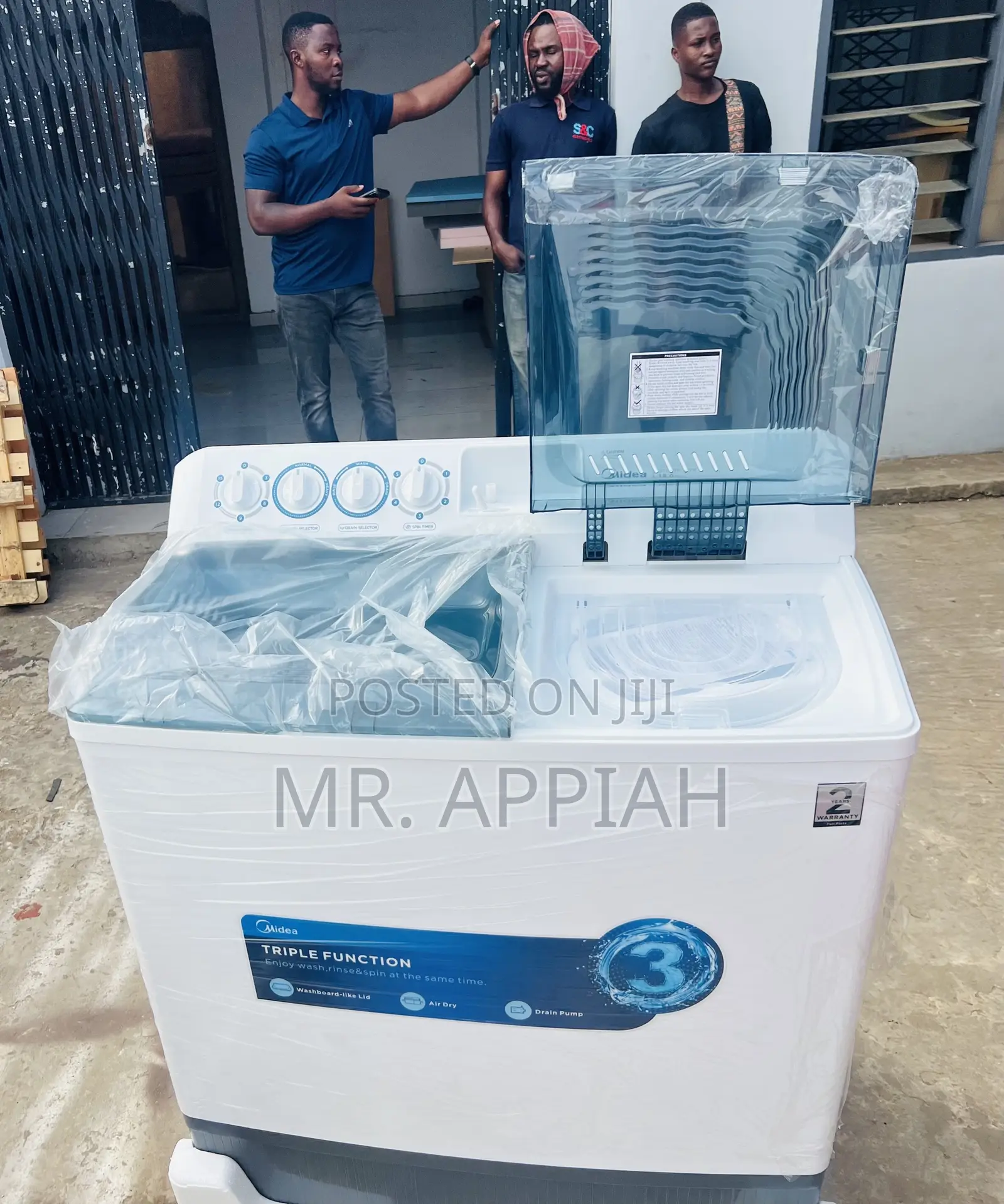 Order Classic Midea 18kg Semi-Automatic Washing Machine 